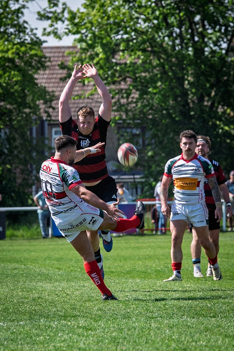 Images from the National League 1 Play-offmatch between Blackheath RFC v Plymouth Albion RFC at The Utilita , London on 09/05/2026