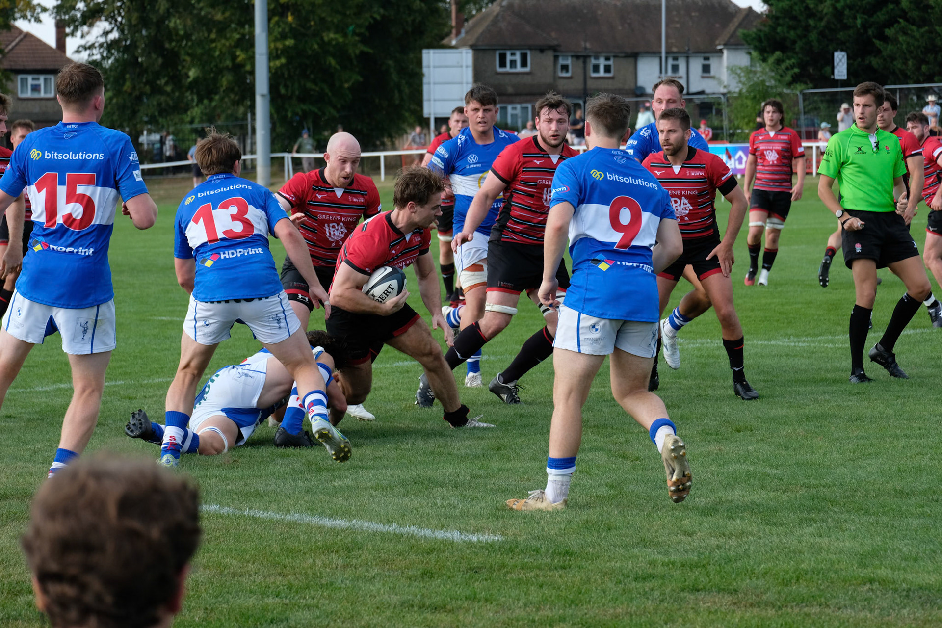 Images from the National League 1 match between Blackheath RFC v Bishops Stortford RFC at The Utilita , London on 09/09/2023
