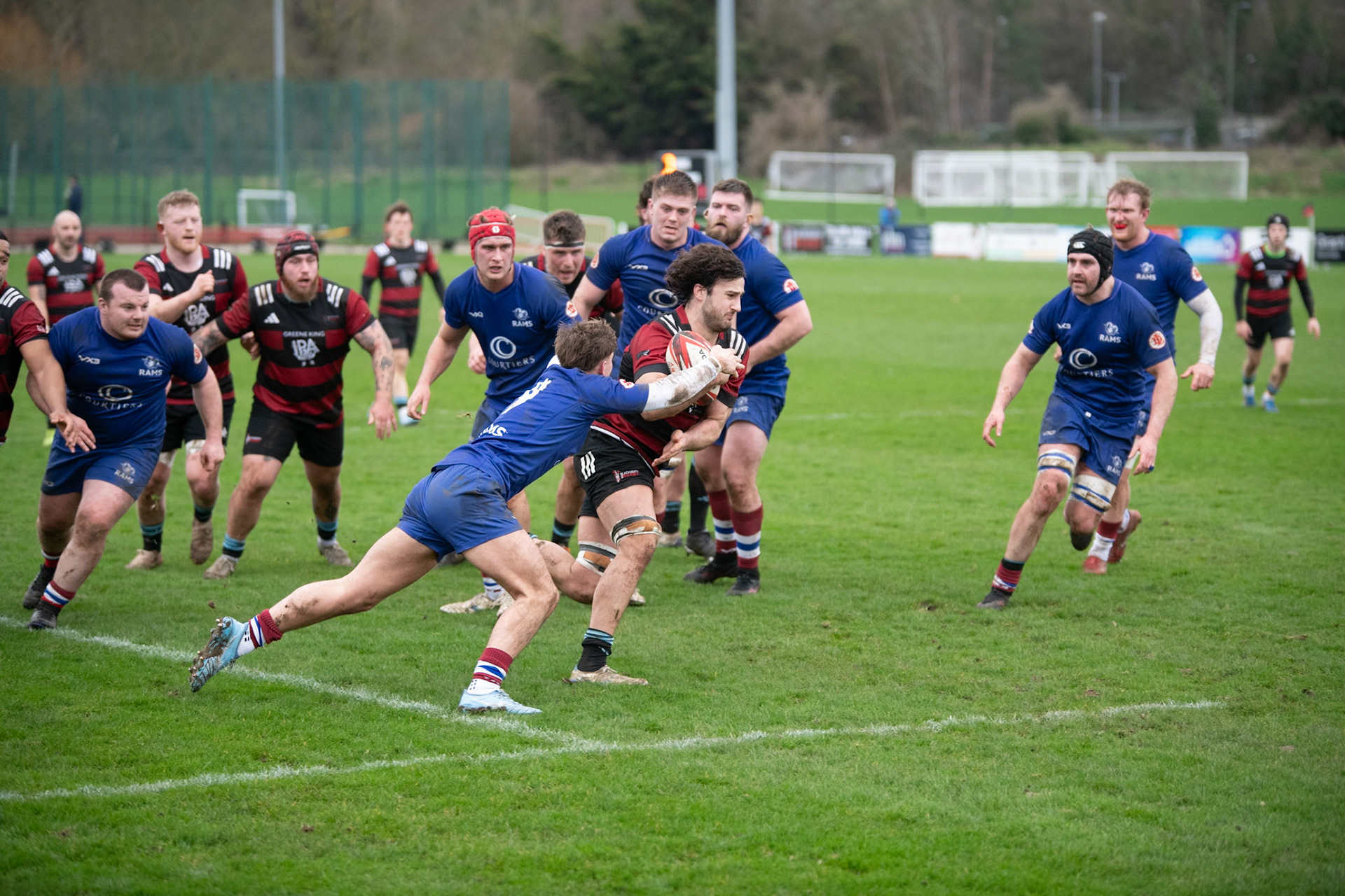 Images from the National League 1 match between Blackheath RFC v Dewsbury Rams RFC at The Utilita , London on 21/02/2026