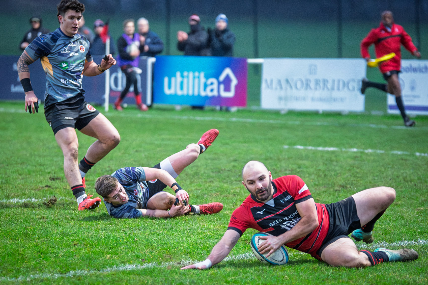 Images from the National League 1 match between Blackheath RFC v Birmingham Moseley RFC at Westhorne Avenue, Well Hall, Royal Borough of Greenwich, London, Greater London, England, SE9 6JU, United Kingdom , London on 18/01/2025