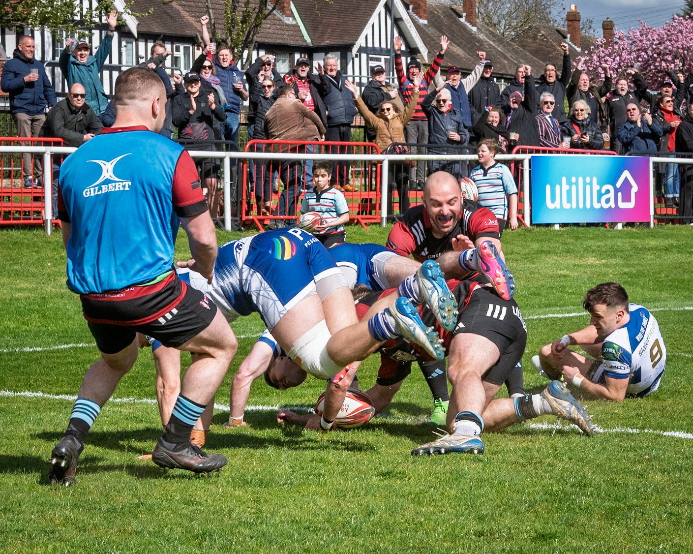 Images from the National League 1 match between Blackheath RFC v Sale RFC at The Utilita , London on 11/04/2026