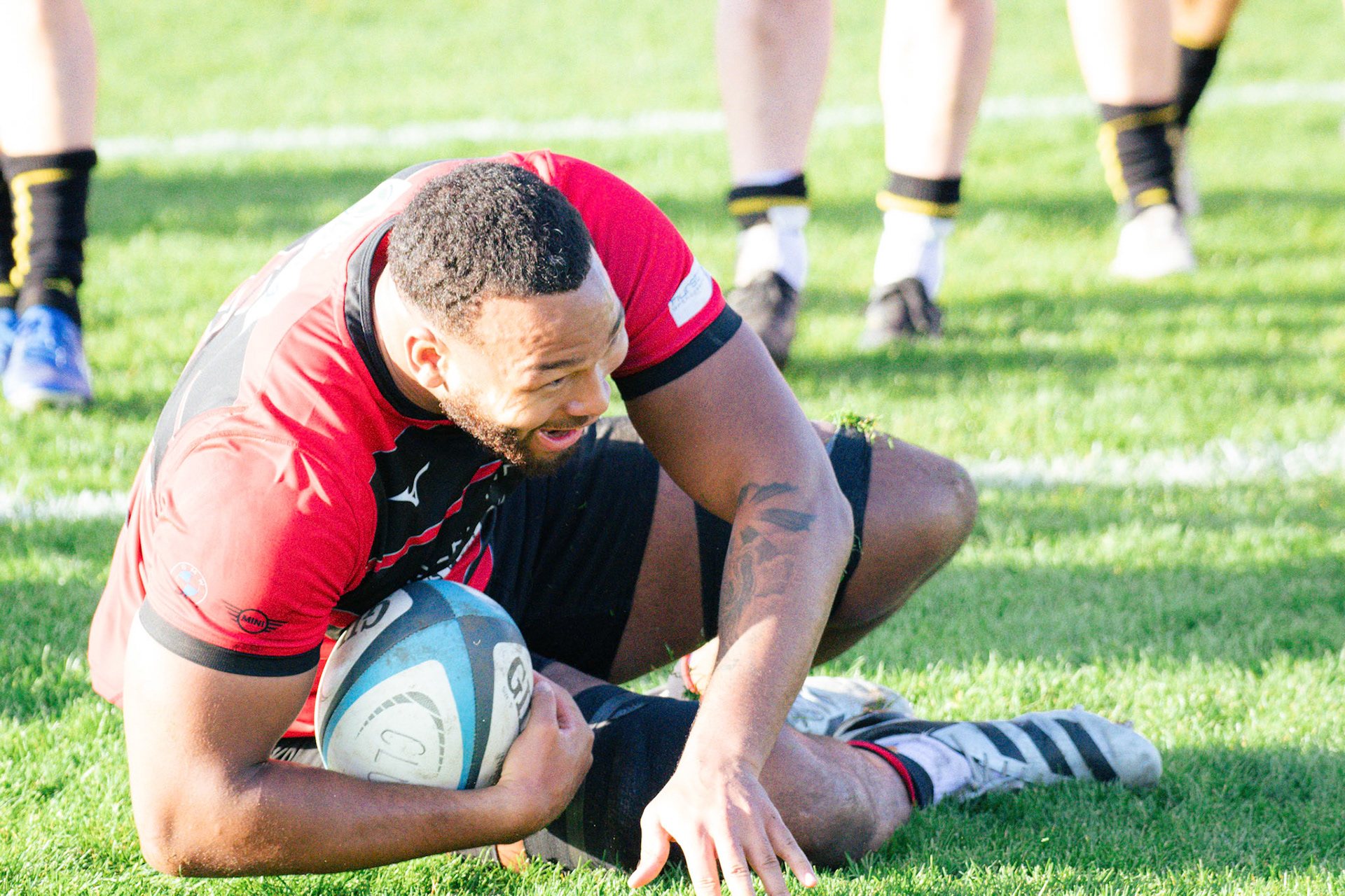 Images from the National League 1 match between Blackheath RFC v Esher RFC at Westhorne Avenue / Briset Road, Westhorne Avenue, Well Hall, Royal Borough of Greenwich, London, Greater London, England, SE9 6JU, United Kingdom , London on 19/10/2024