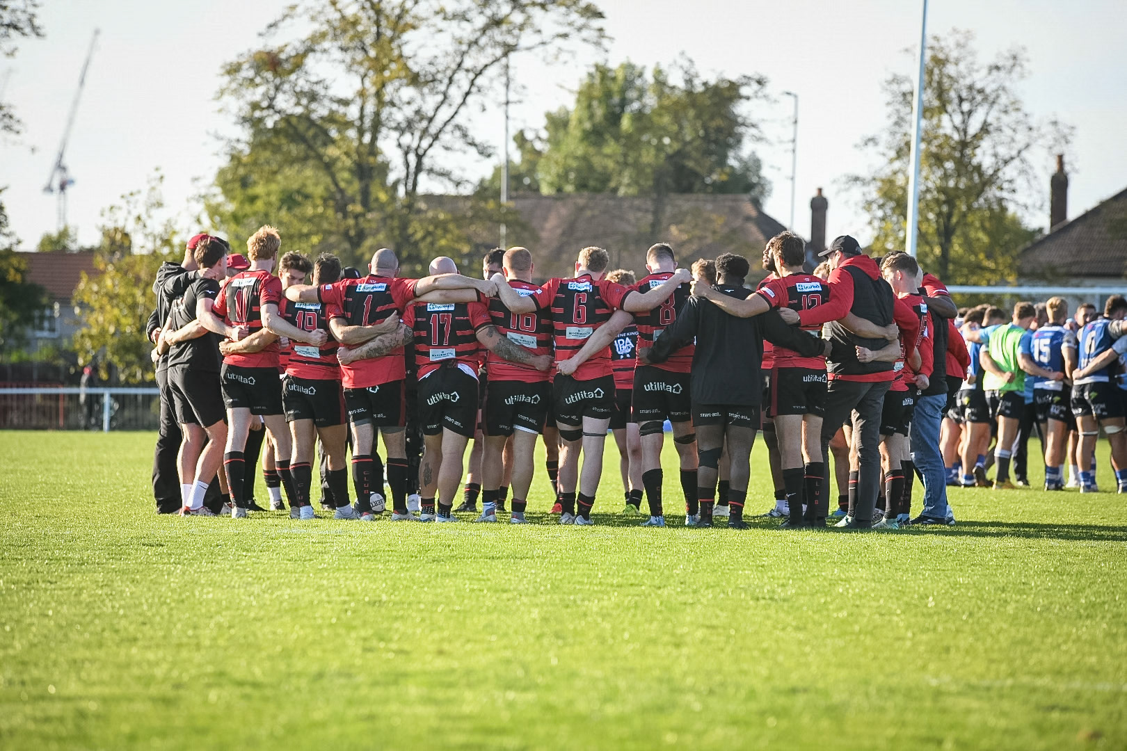 Images from the National League 1 match between Blackheath RFC v Darlington Mowden Park RFC at Westhorne Avenue, Well Hall, Royal Borough of Greenwich, London, Greater London, England, SE9 6JU, United Kingdom , London on 05/10/2024