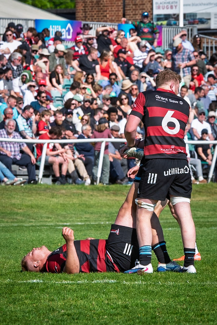 Images from the National League 1 Play-offmatch between Blackheath RFC v Plymouth Albion RFC at The Utilita , London on 09/05/2026