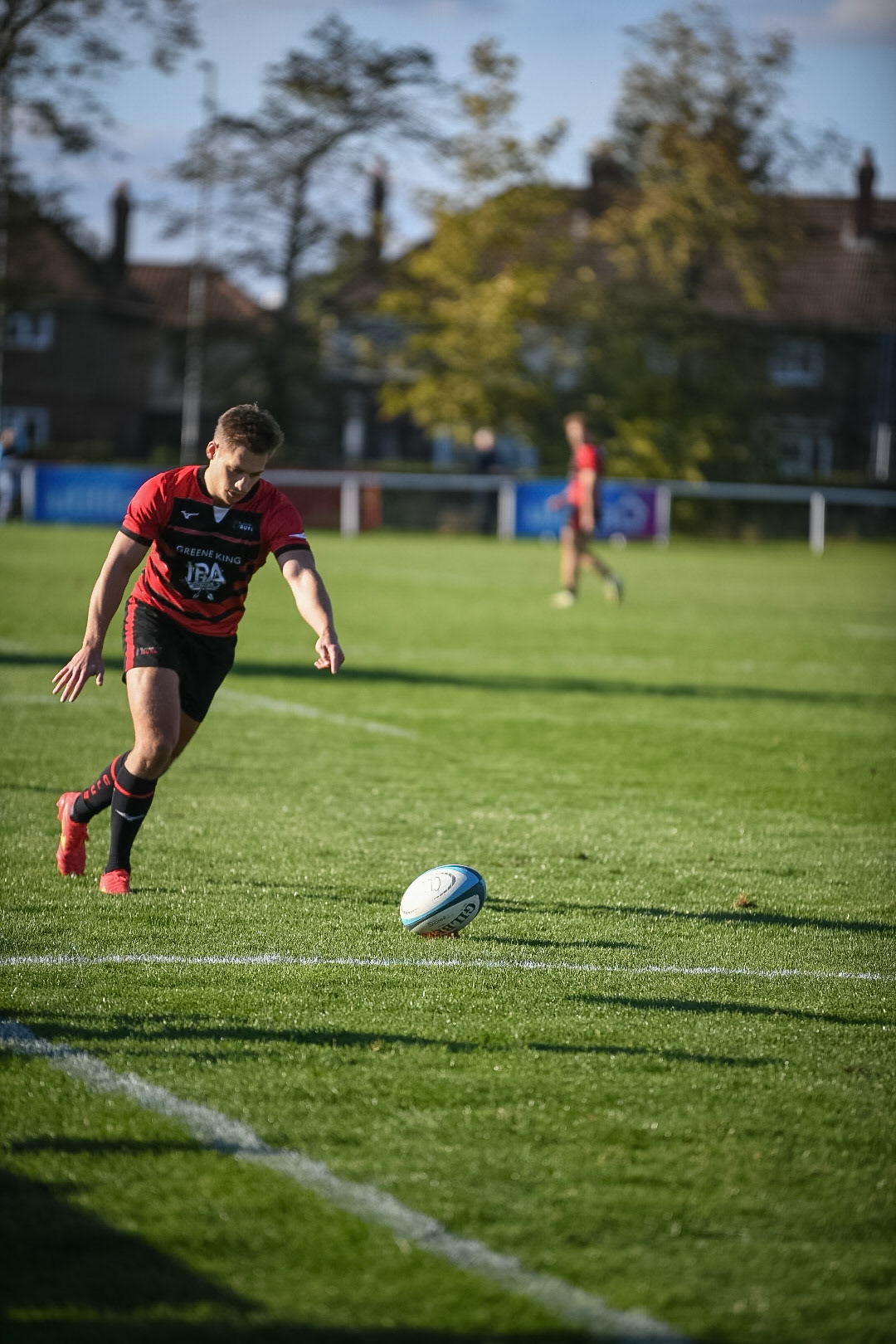 Images from the National League 1 match between Blackheath RFC v Darlington Mowden Park RFC at Westhorne Avenue, Well Hall, Royal Borough of Greenwich, London, Greater London, England, SE9 6JU, United Kingdom , London on 05/10/2024