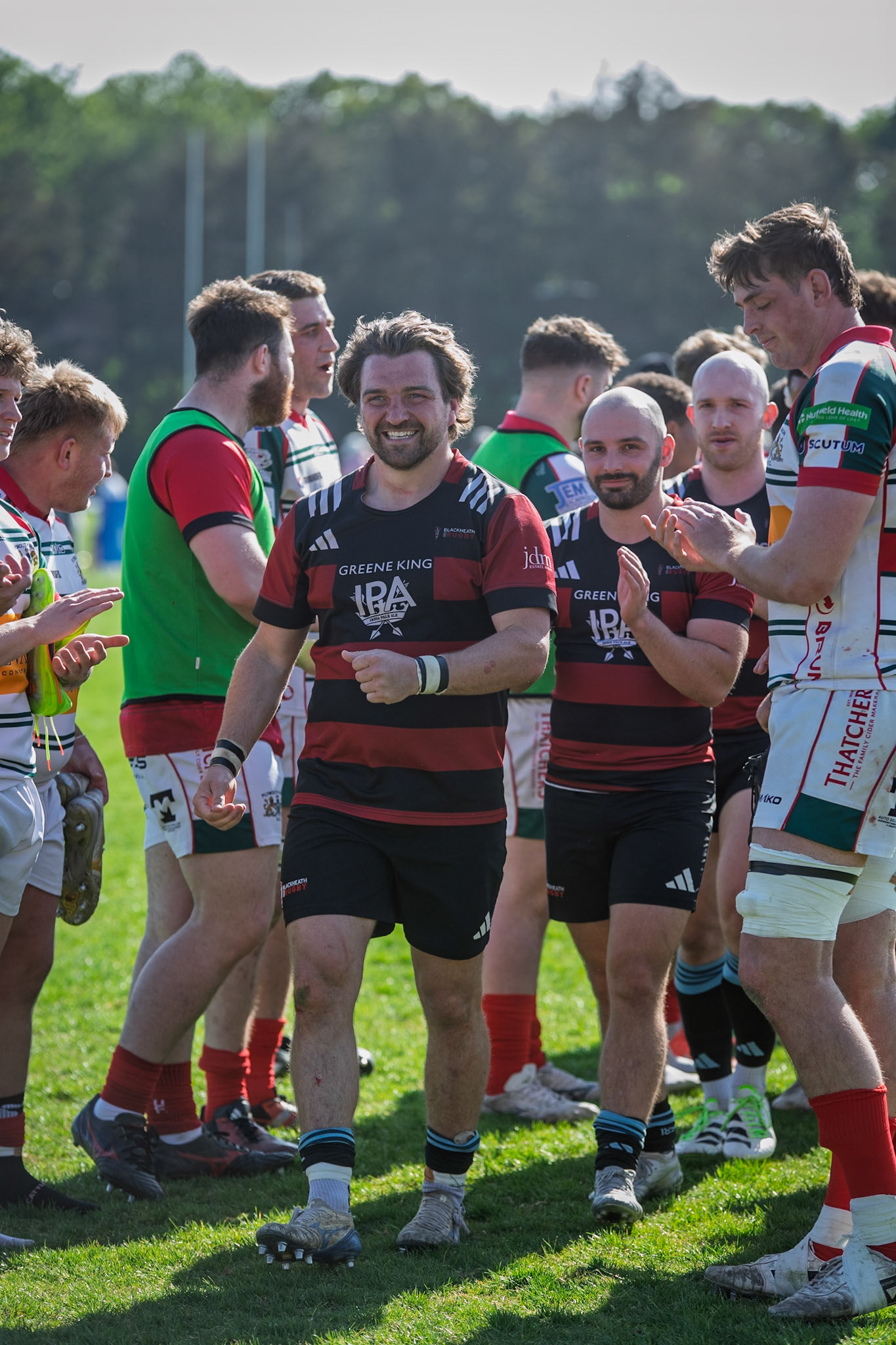 Images from the National League 1 Play-offmatch between Blackheath RFC v Plymouth Albion RFC at The Utilita , London on 09/05/2026