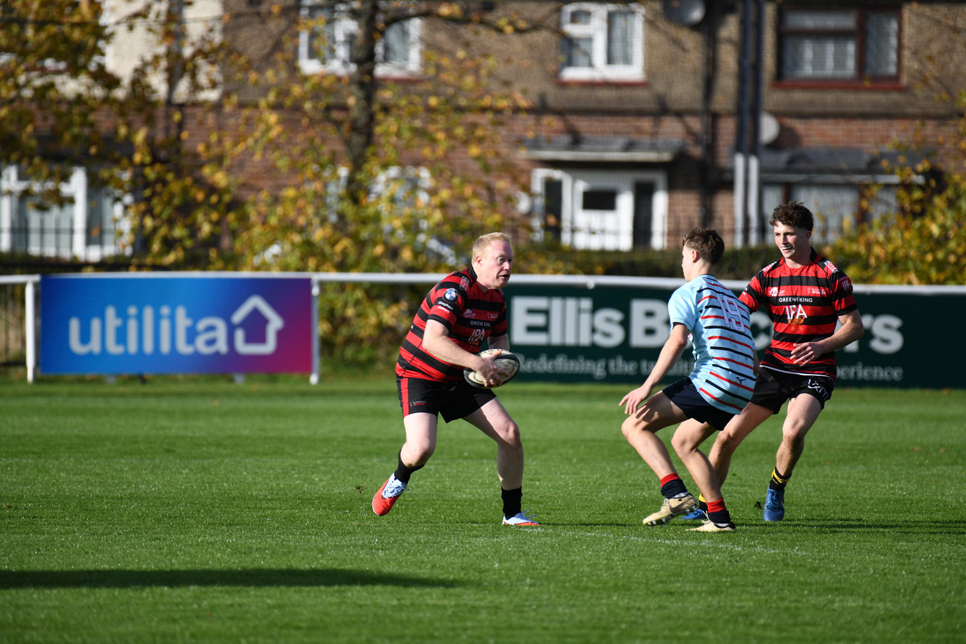 Images from the charity rugby match between TRN Partners v Members at The Utilita , London on 01/11/2025