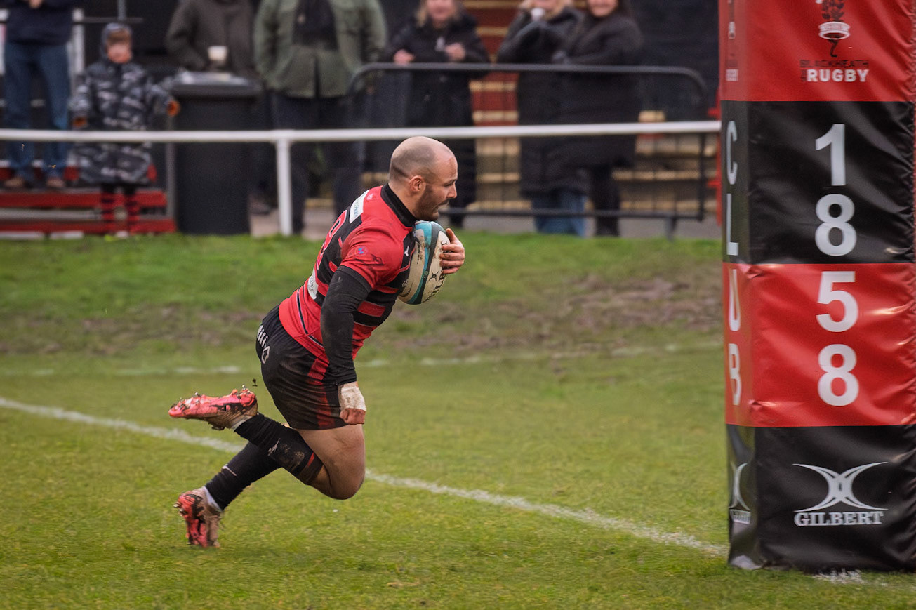 08/02/2025 - Blackheath RFC v Plymouth Albion RFC - Kidbrooke Lane, Eltham Park, Well Hall, Royal Borough of Greenwich, London, Greater London, England, SE9 6TD, United KingdomCredi - {photocredit}