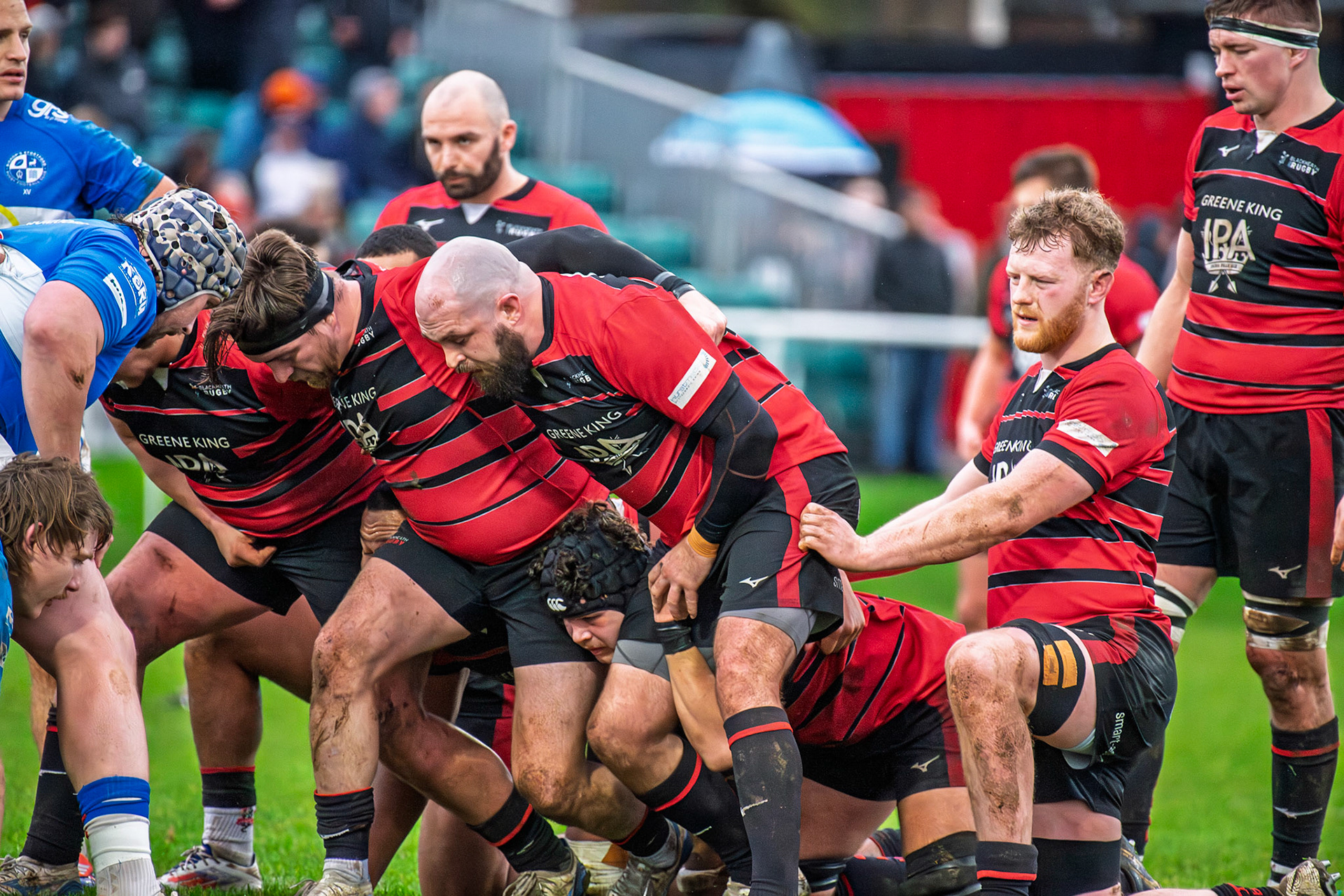 Images from the National League 1 match between Blackheath RFC v Bishops Stortford RFC at The Utilita , London on 21/12/2024
