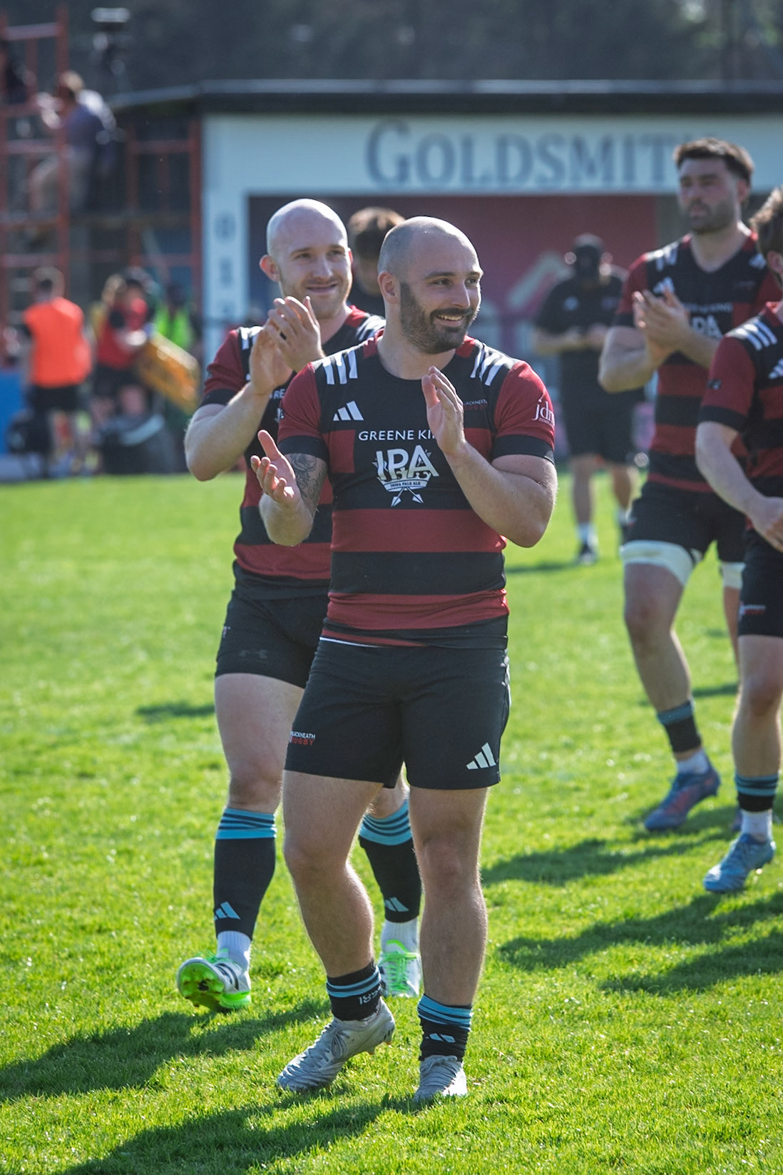 Images from the National League 1 Play-offmatch between Blackheath RFC v Plymouth Albion RFC at The Utilita , London on 09/05/2026