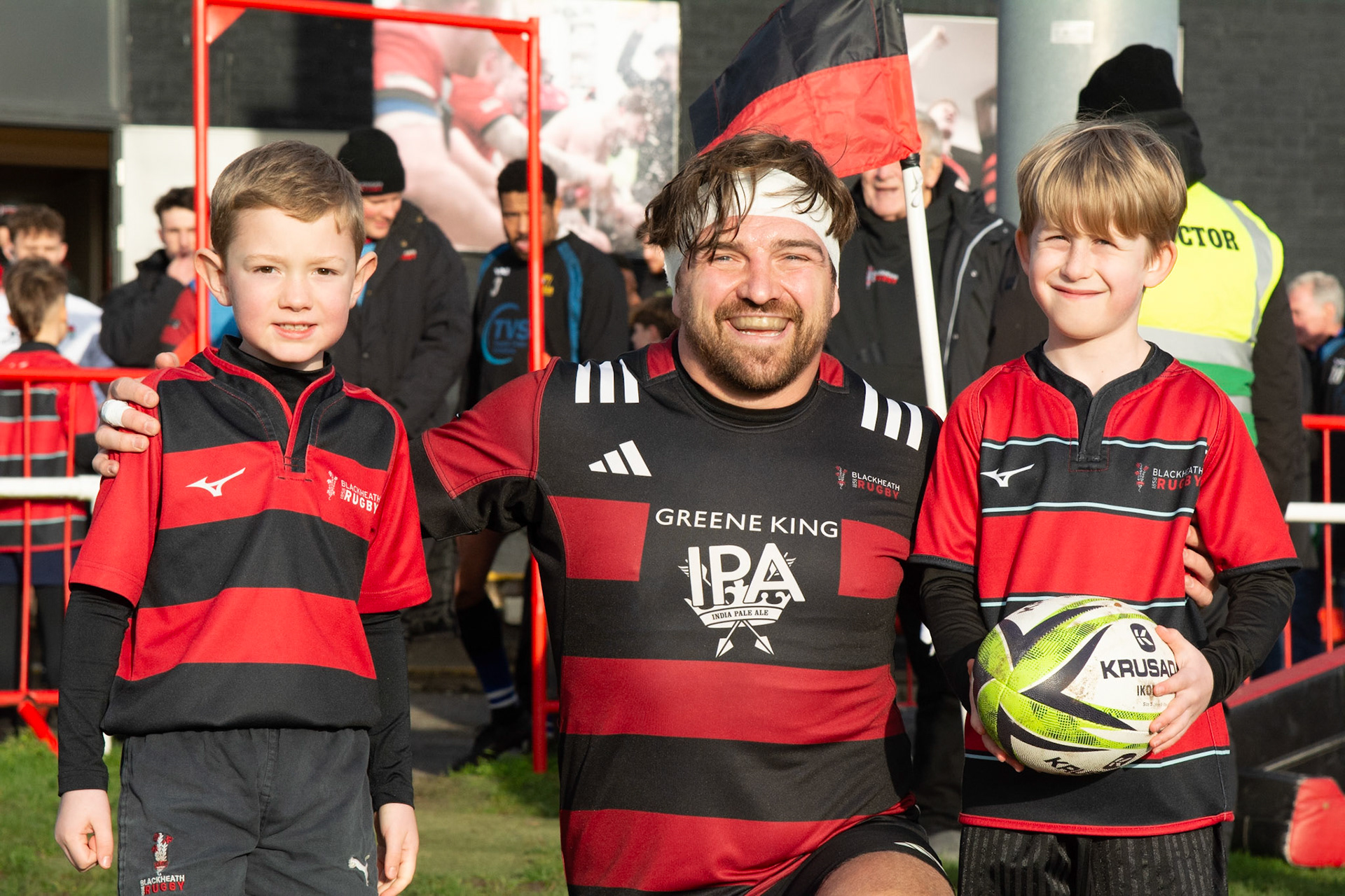 Images from the National League 1 match between Blackheath Rugby v Dings Crusaders RFC at The Utilita , London on 24/01/2026