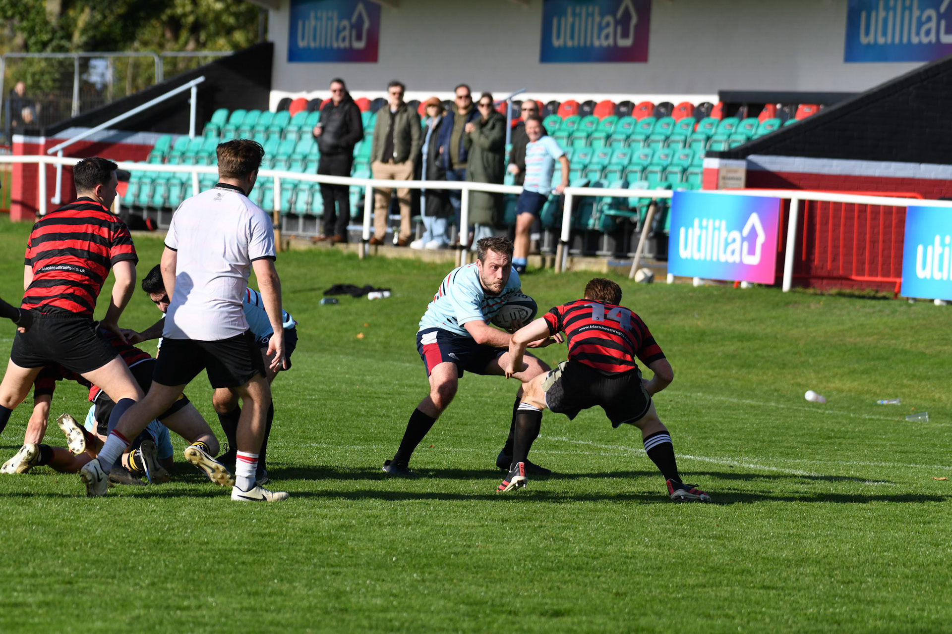 Images from the charity rugby match between TRN Partners v Members at The Utilita , London on 01/11/2025