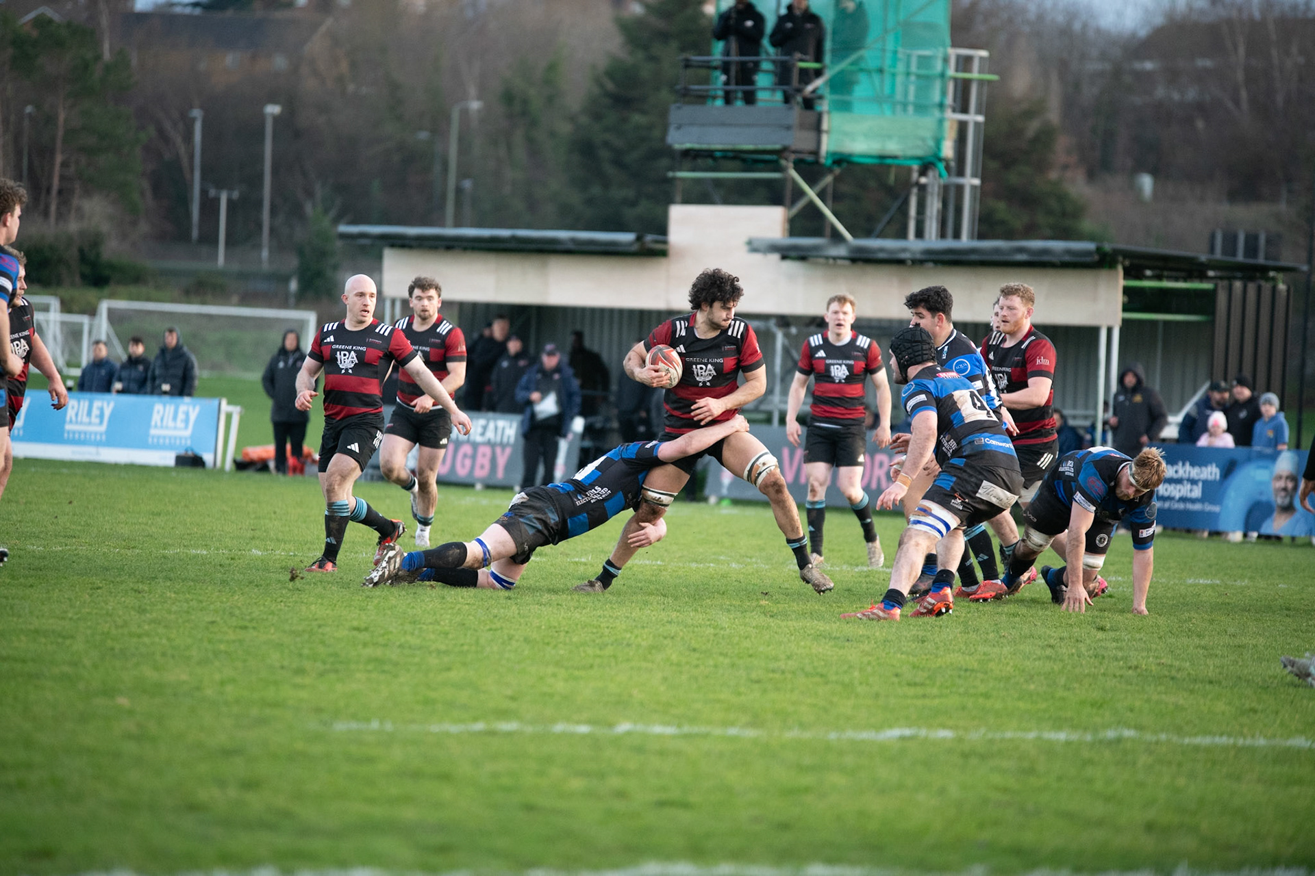 Images from the National League 1 match between Blackheath Rugby v Dings Crusaders RFC at The Utilita , London on 24/01/2026