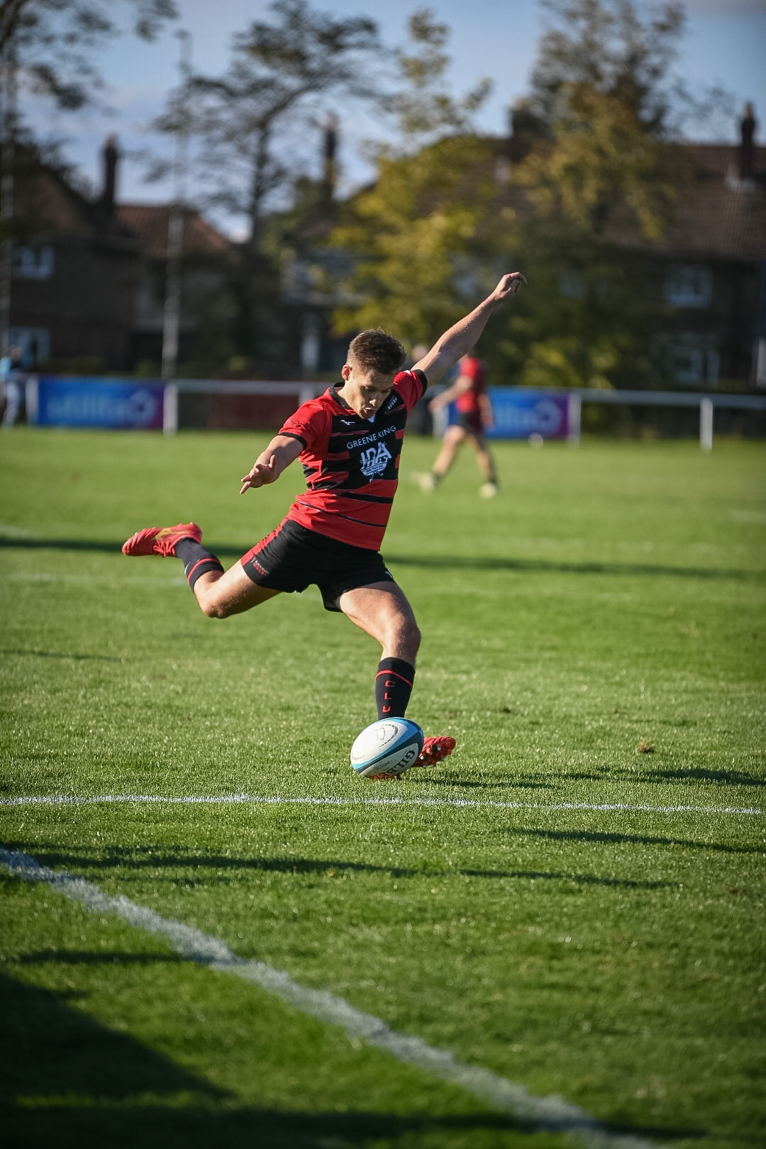 Images from the National League 1 match between Blackheath RFC v Darlington Mowden Park RFC at Westhorne Avenue, Well Hall, Royal Borough of Greenwich, London, Greater London, England, SE9 6JU, United Kingdom , London on 05/10/2024