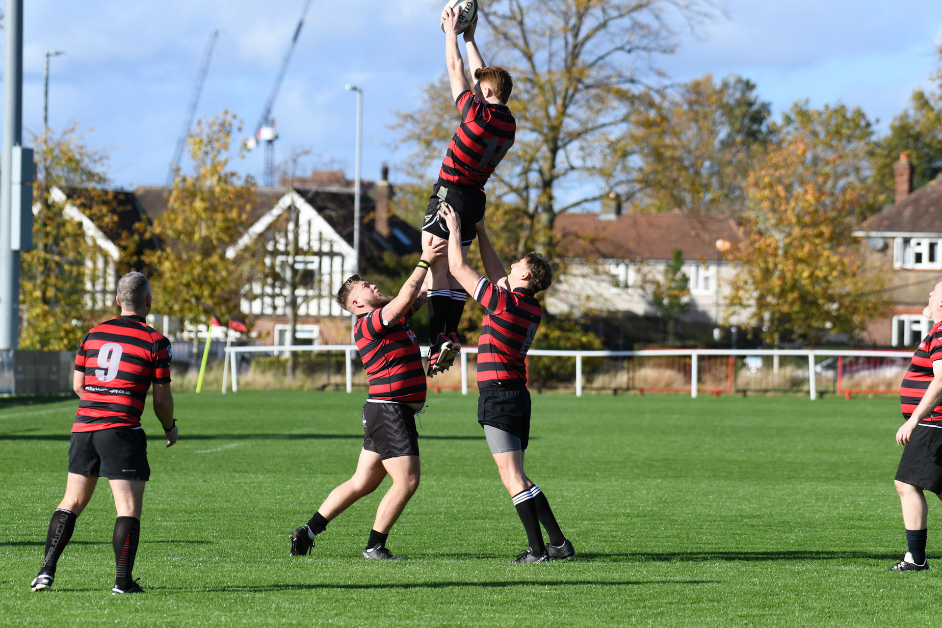 Images from the charity rugby match between TRN Partners v Members at The Utilita , London on 01/11/2025