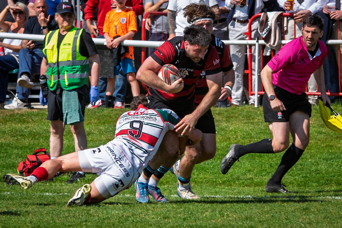 Images from the National League 1 Play-offmatch between Blackheath RFC v Plymouth Albion RFC at The Utilita , London on 09/05/2026