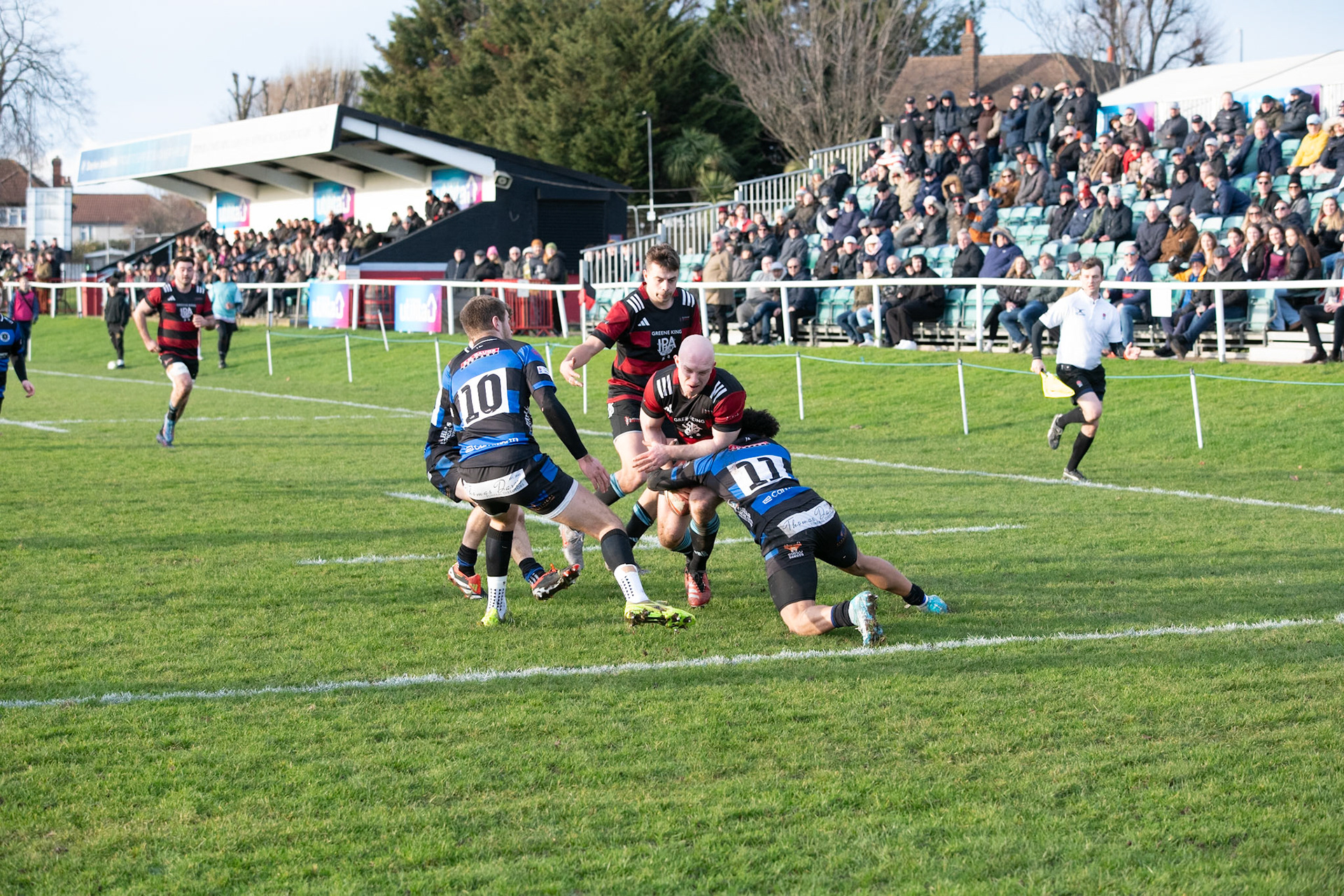 Images from the National League 1 match between Blackheath Rugby v Dings Crusaders RFC at The Utilita , London on 24/01/2026