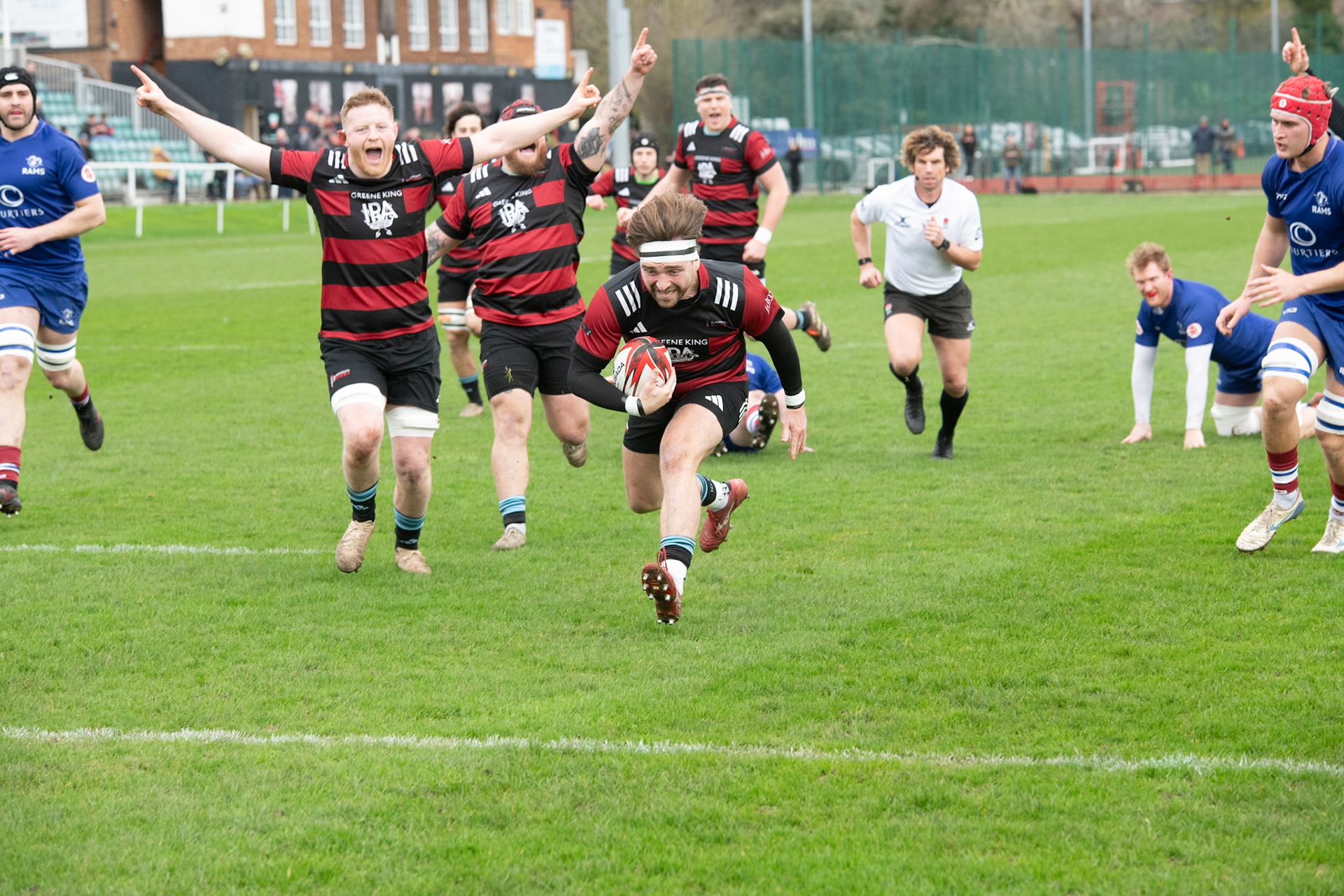 Images from the National League 1 match between Blackheath RFC v Dewsbury Rams RFC at The Utilita , London on 21/02/2026