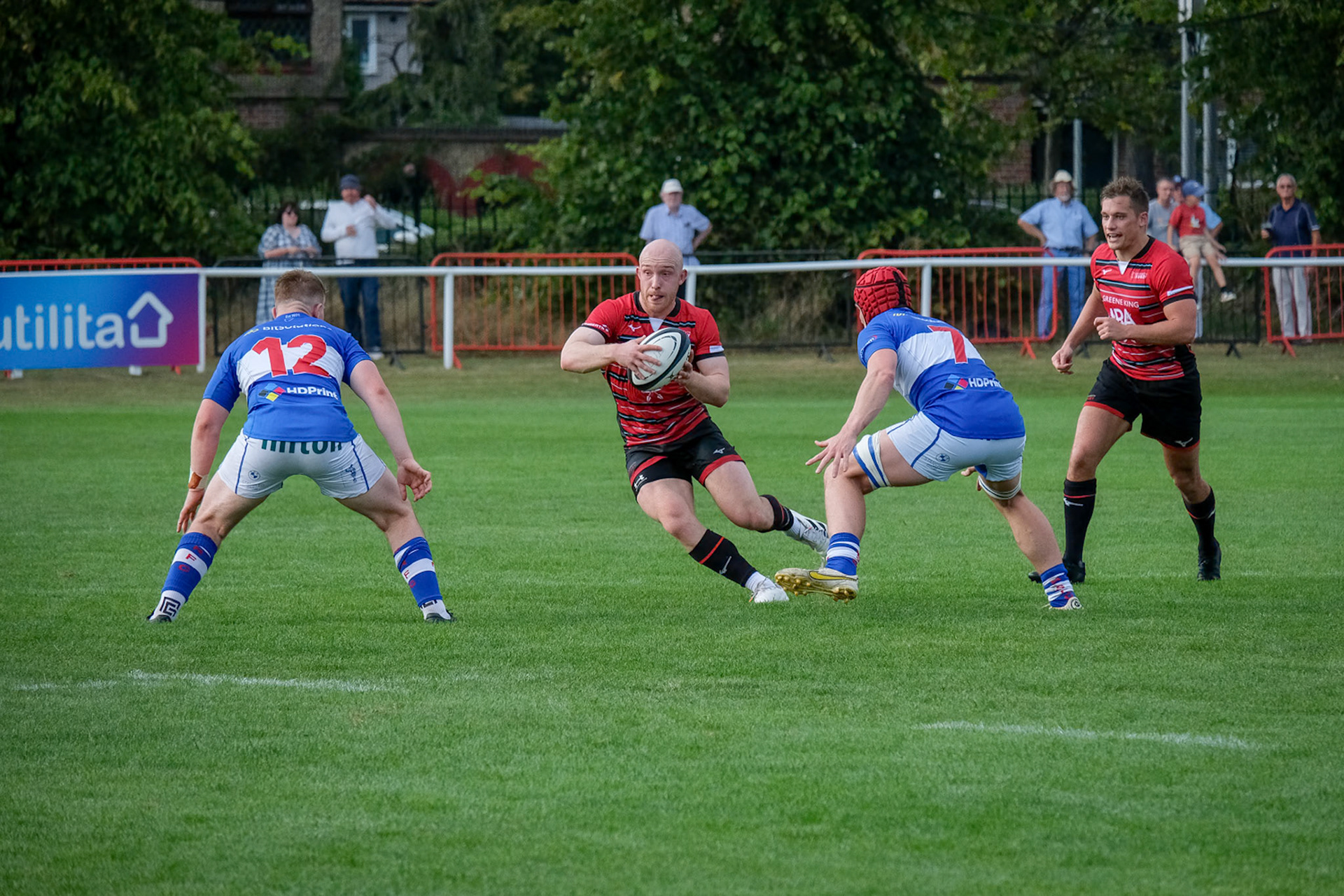 Images from the National League 1 match between Blackheath RFC v Bishops Stortford RFC at The Utilita , London on 09/09/2023