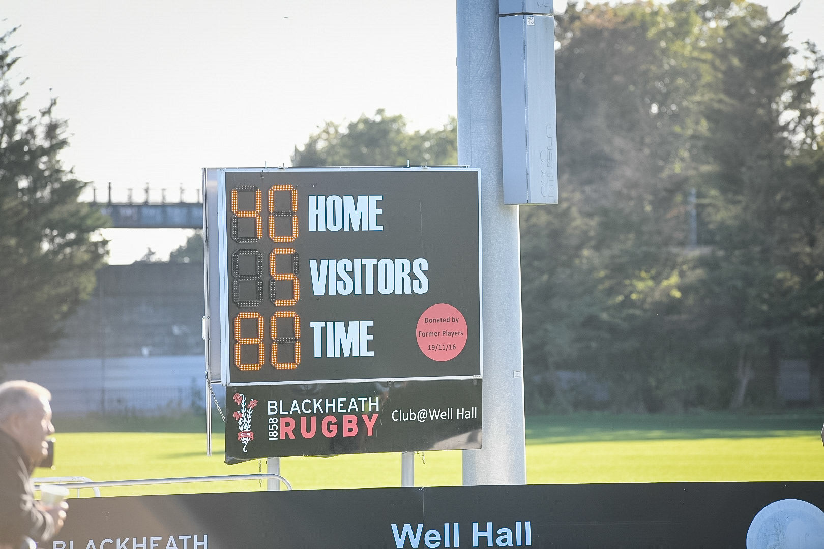 Images from the National League 1 match between Blackheath RFC v Darlington Mowden Park RFC at Westhorne Avenue, Well Hall, Royal Borough of Greenwich, London, Greater London, England, SE9 6JU, United Kingdom , London on 05/10/2024