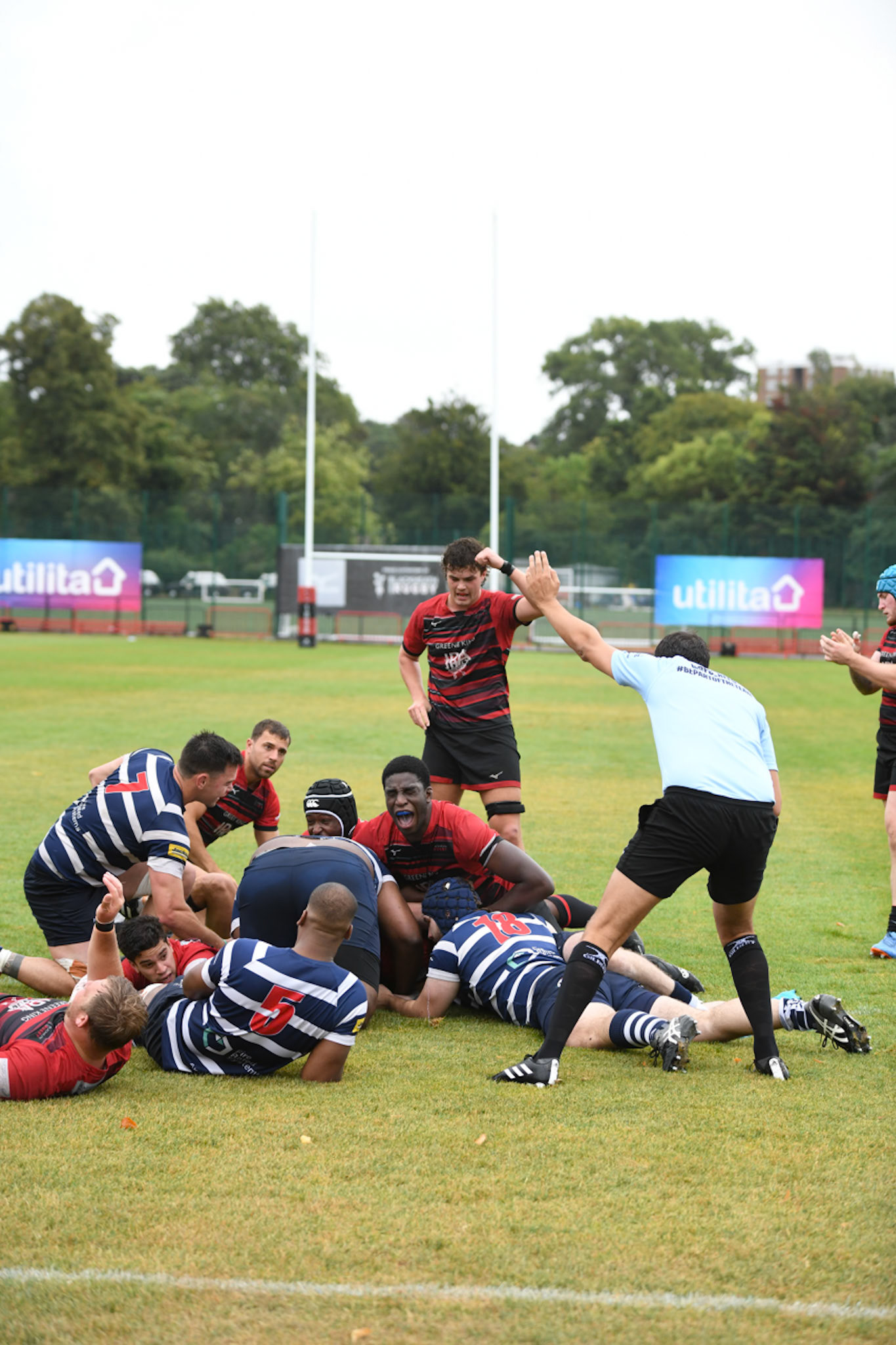 Images from the National League 1 match between Blackheath RFC v Westcombe Park RFC at The Utilita , London on 24/08/2024