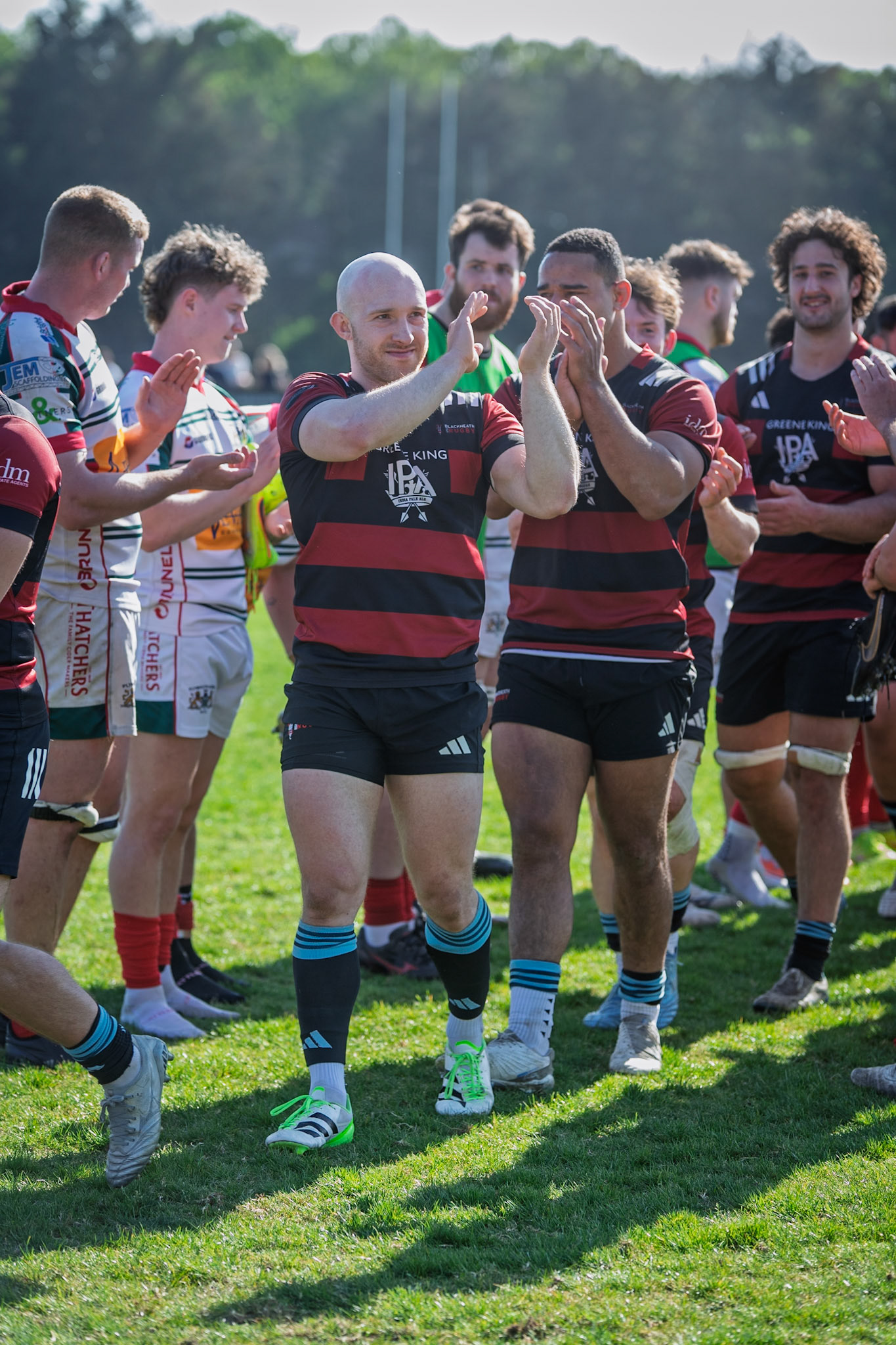 Images from the National League 1 Play-offmatch between Blackheath RFC v Plymouth Albion RFC at The Utilita , London on 09/05/2026