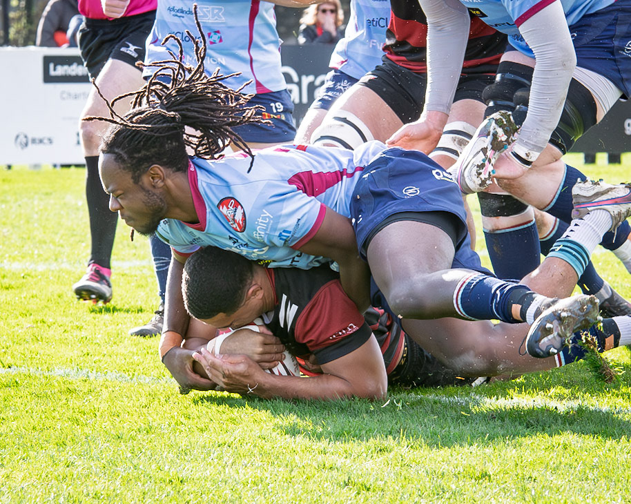 Images from the National League 1 match between Blackheath RFC v Rotherham Titans RFC at The Utilita , London on 14/03/2026
