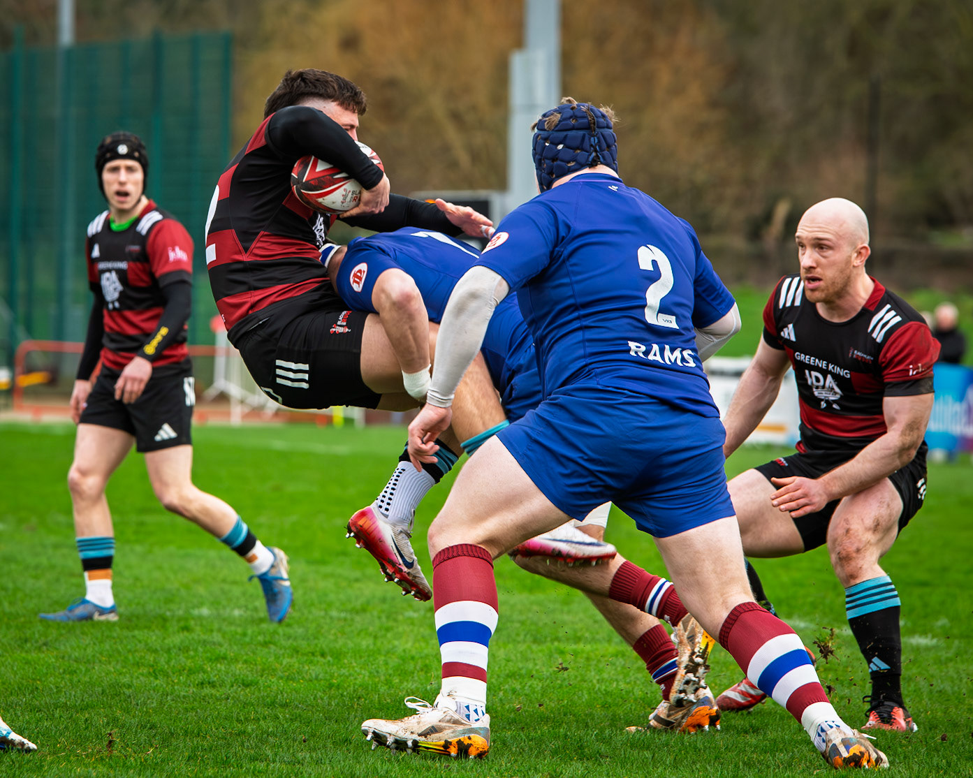 Images from the National League 1 match between Blackheath RFC v Dewsbury Rams RFC at The Utilita , London on 21/02/2026