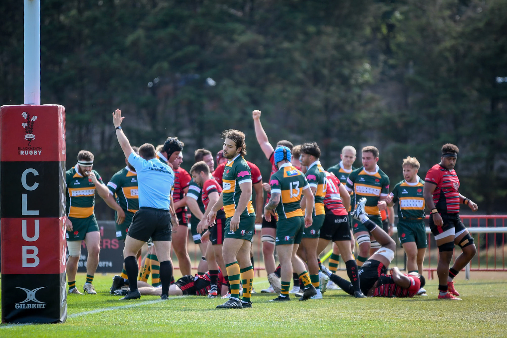 Images from the National League 1 match between Blackheath RFC v Barnes RFC at The Utilita , London on 17/08/2024