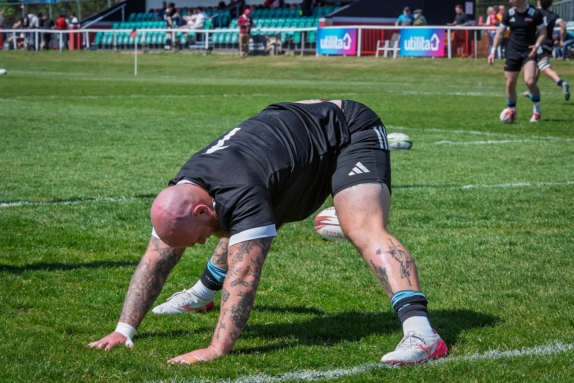 Images from the National League 1 Play-offmatch between Blackheath RFC v Plymouth Albion RFC at The Utilita , London on 09/05/2026