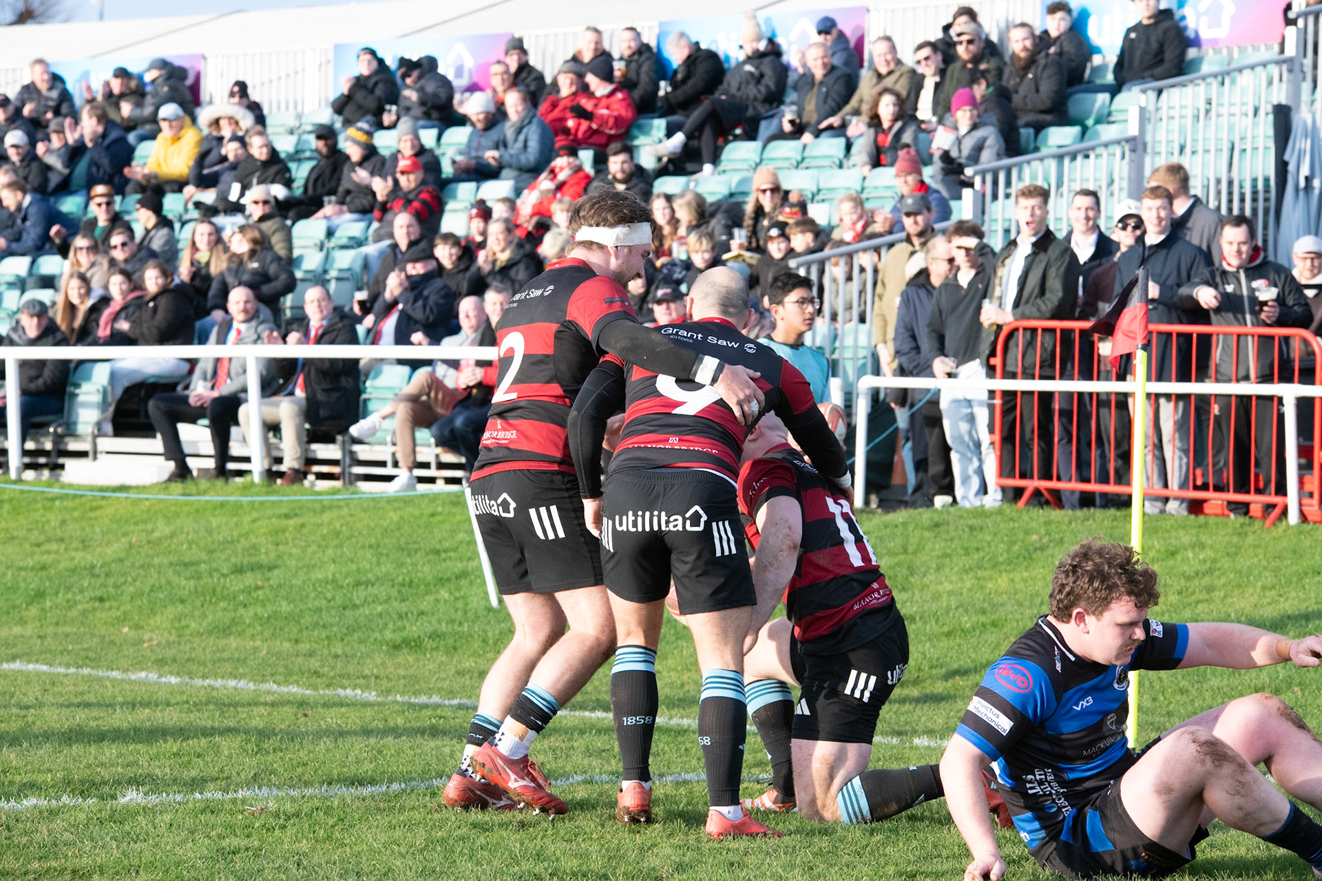 Images from the National League 1 match between Blackheath Rugby v Dings Crusaders RFC at The Utilita , London on 24/01/2026