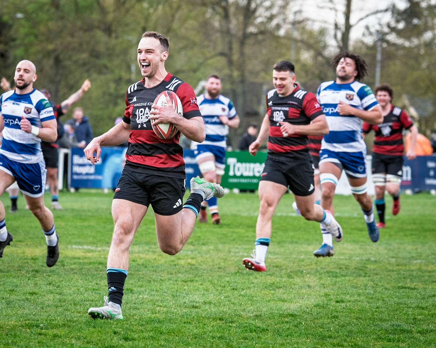 Images from the National League 1 match between Blackheath RFC v Sale RFC at The Utilita , London on 11/04/2026