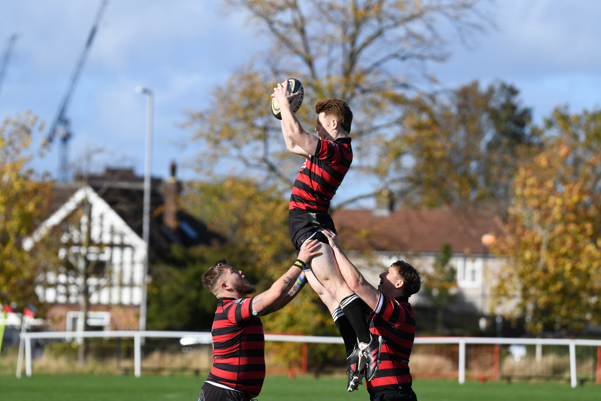 Images from the charity rugby match between TRN Partners v Members at The Utilita , London on 01/11/2025
