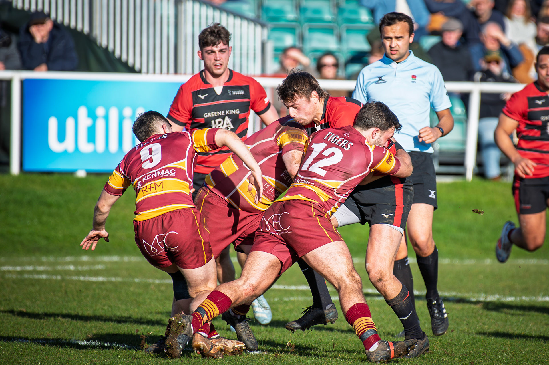 Images from the National League 1 match between Blackheath RFC v Sedgeley Park RFC at The Utilita , London on 01/03/2025