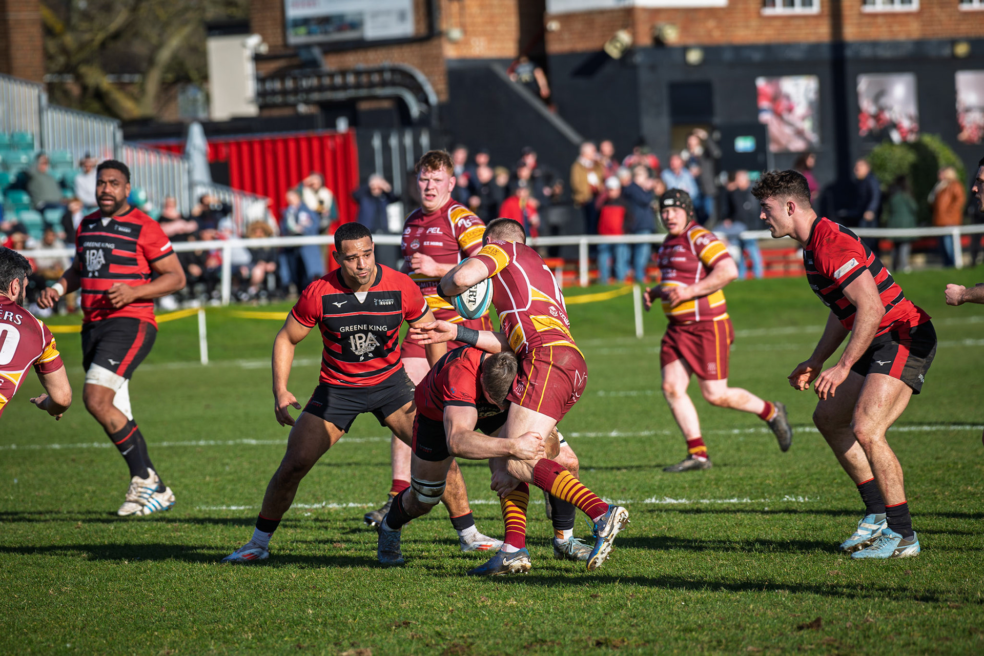 Images from the National League 1 match between Blackheath RFC v Sedgeley Park RFC at The Utilita , London on 01/03/2025