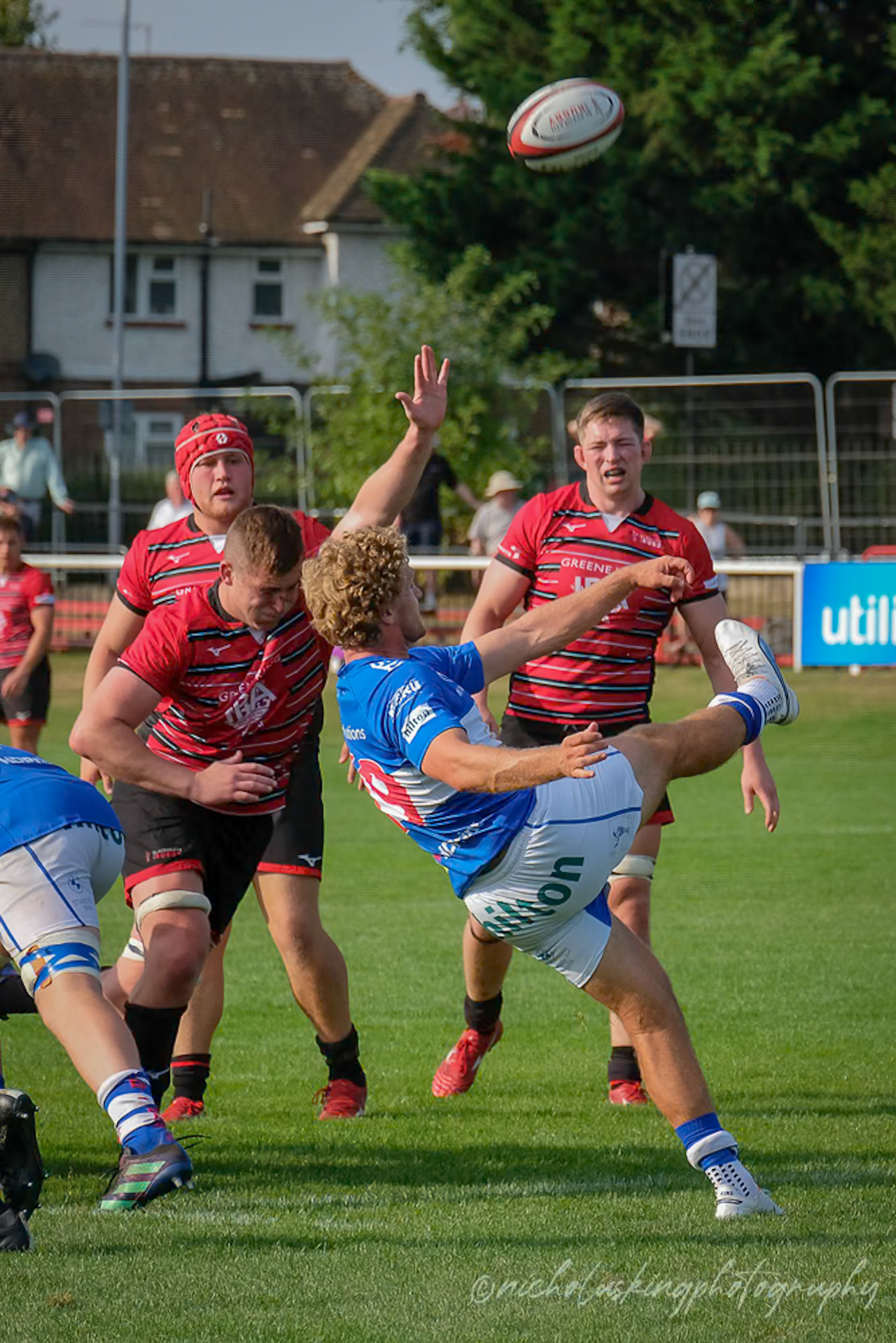 Images from the National League 1 match between Blackheath RFC v Bishops Stortford RFC at The Utilita , London on 09/09/2023