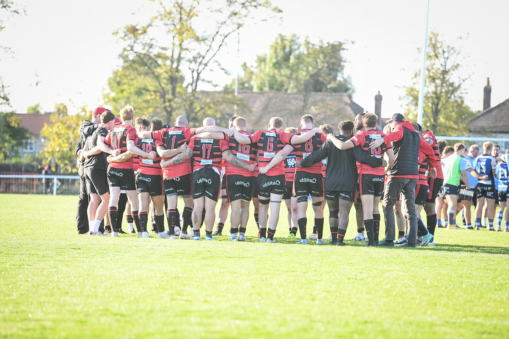 Images from the National League 1 match between Blackheath RFC v Darlington Mowden Park RFC at Westhorne Avenue, Well Hall, Royal Borough of Greenwich, London, Greater London, England, SE9 6JU, United Kingdom , London on 05/10/2024