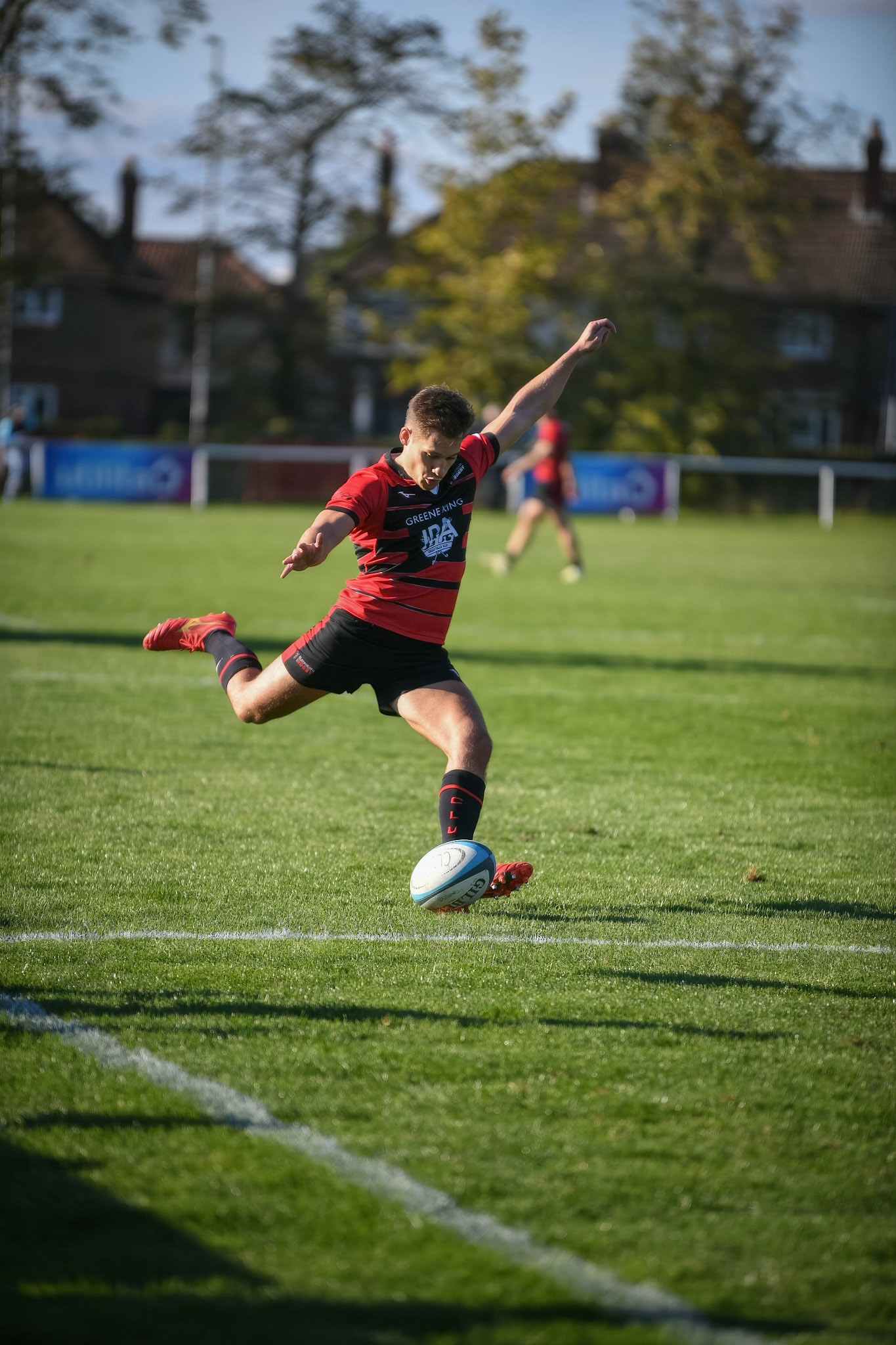 Images from the National League 1 match between Blackheath RFC v Darlington Mowden Park RFC at Westhorne Avenue, Well Hall, Royal Borough of Greenwich, London, Greater London, England, SE9 6JU, United Kingdom , London on 05/10/2024