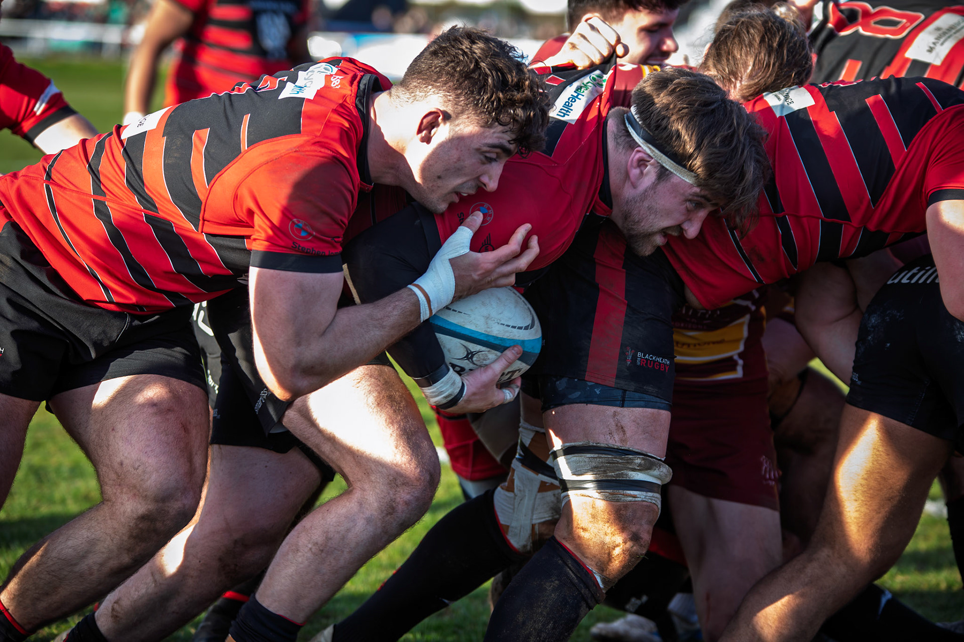 Images from the National League 1 match between Blackheath RFC v Sedgeley Park RFC at The Utilita , London on 01/03/2025