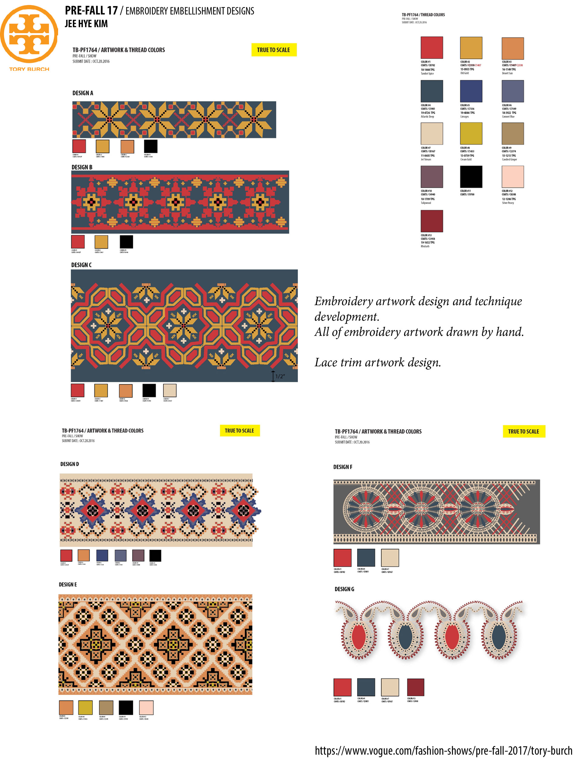 Tory Burch Patterns, Vol. 3: Geometric by itsfarahbakhsh on DeviantArt