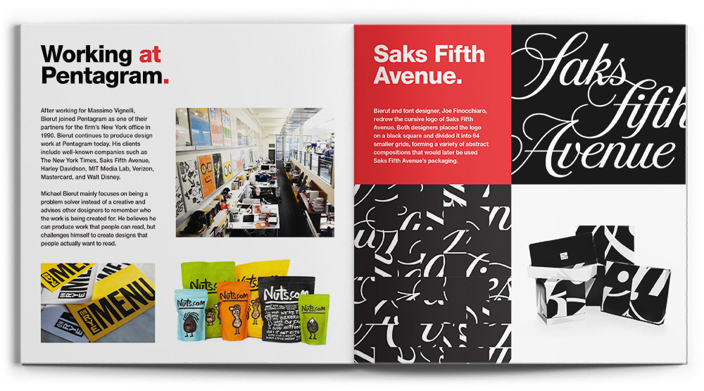 Michael Bierut-Saks Fifth avenue-logos - The New York Times