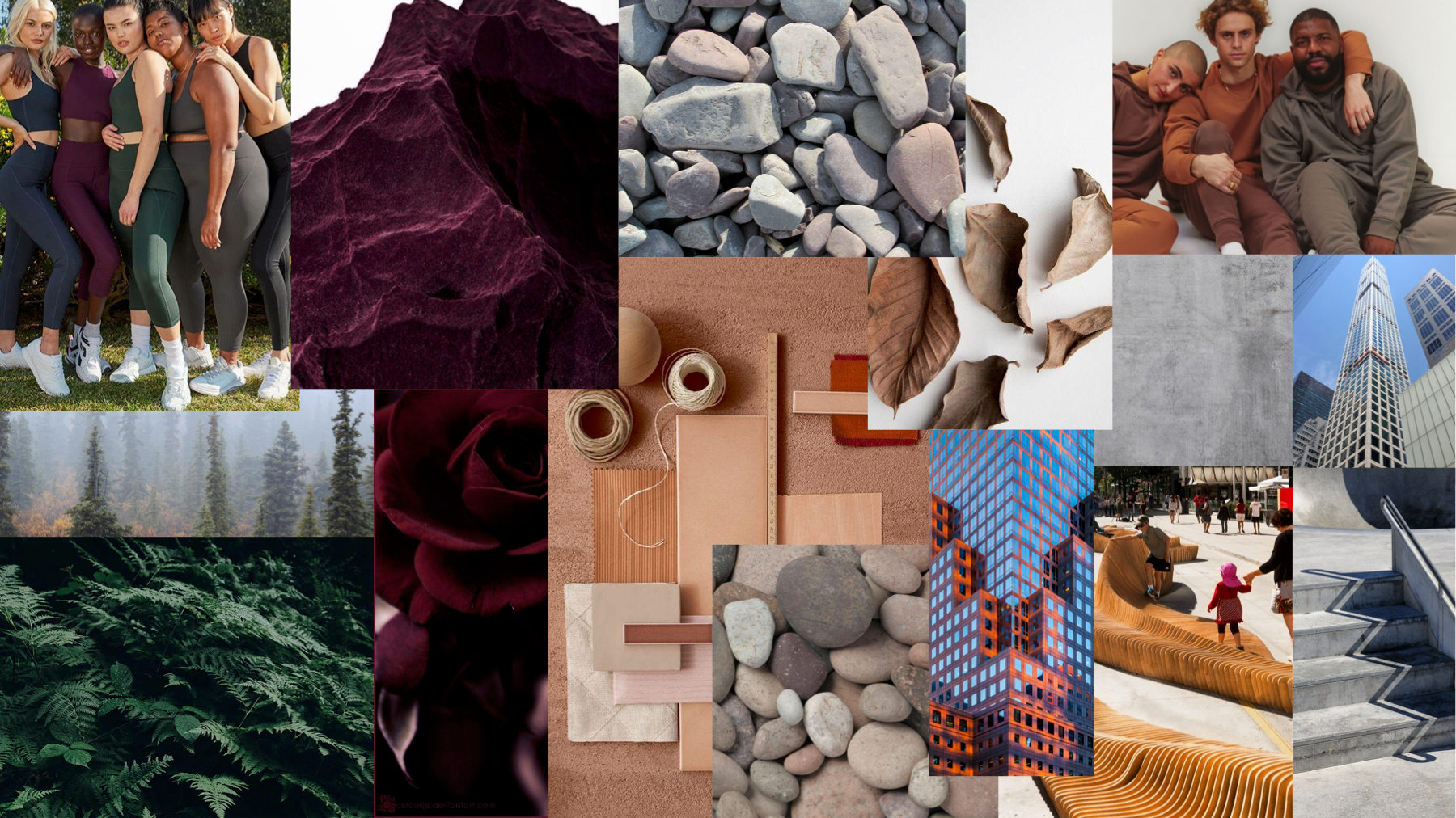 Concept moodboard