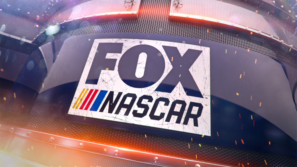 Nascar on Fox: title artwork above selected images and production credits.