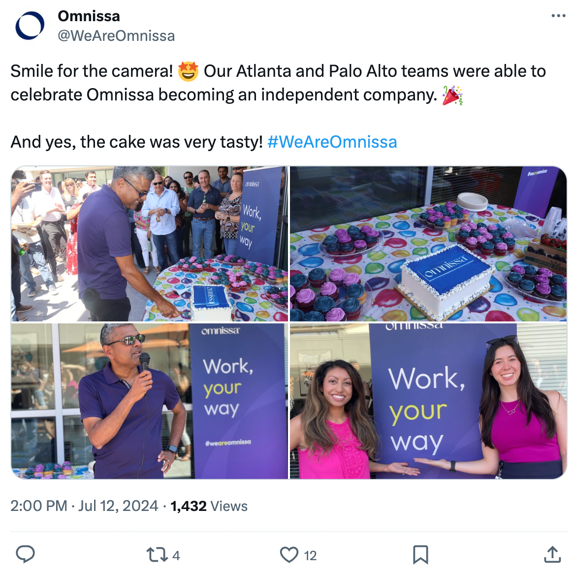 Event recap post - X post (Team Lewis)
