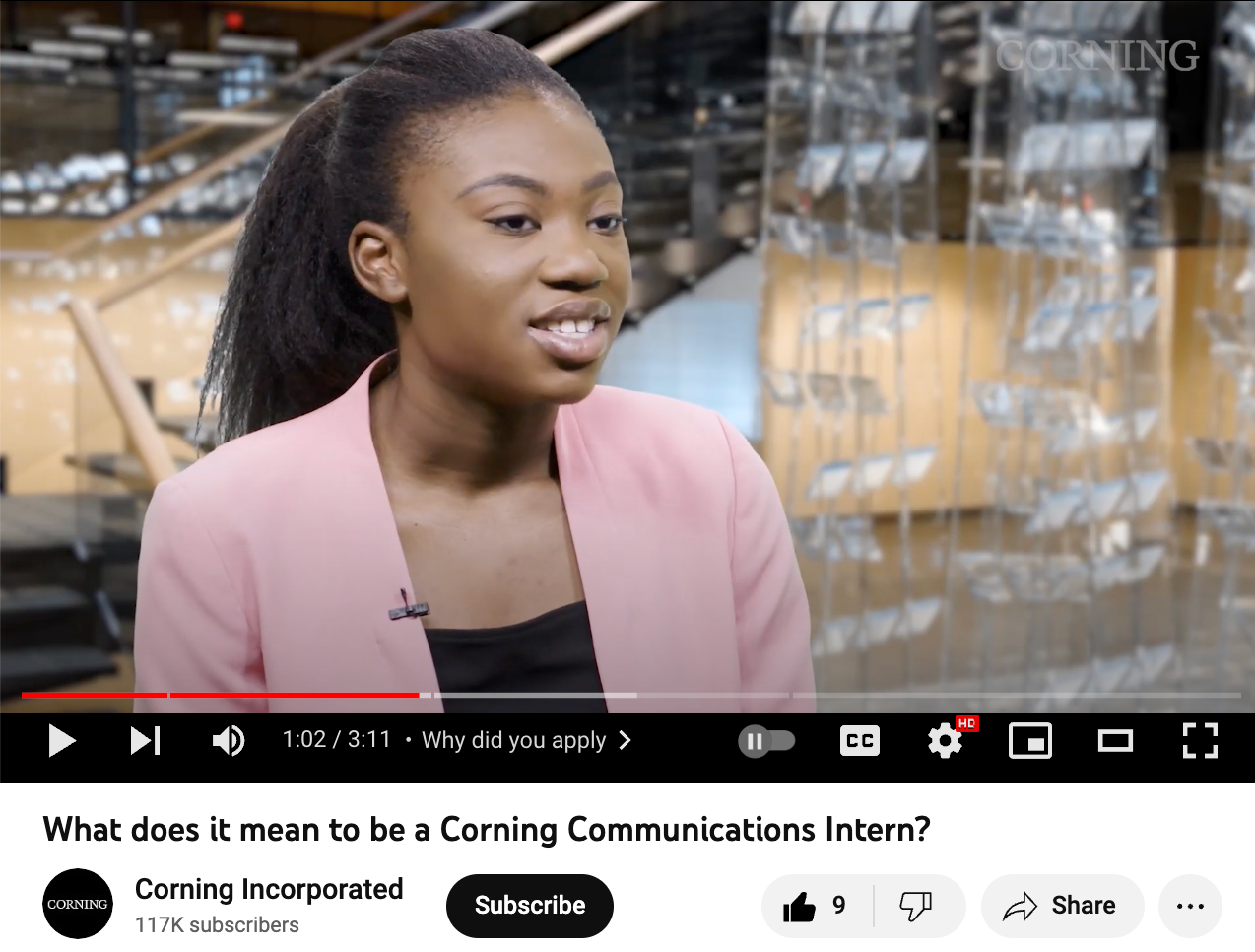 Talent recruitment video (Corning) Full video: bit.ly/42oeA7N