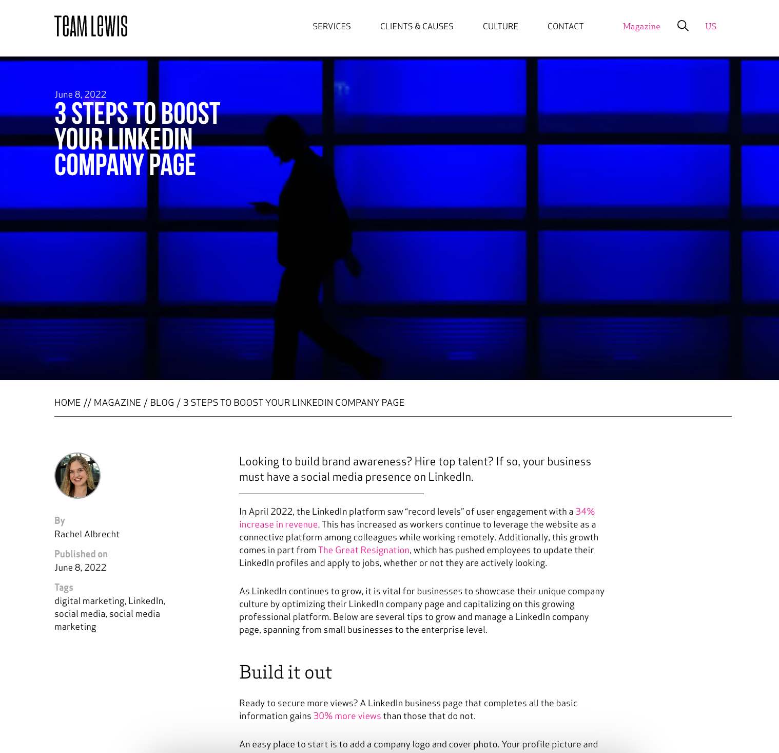 Blog post (Team Lewis)