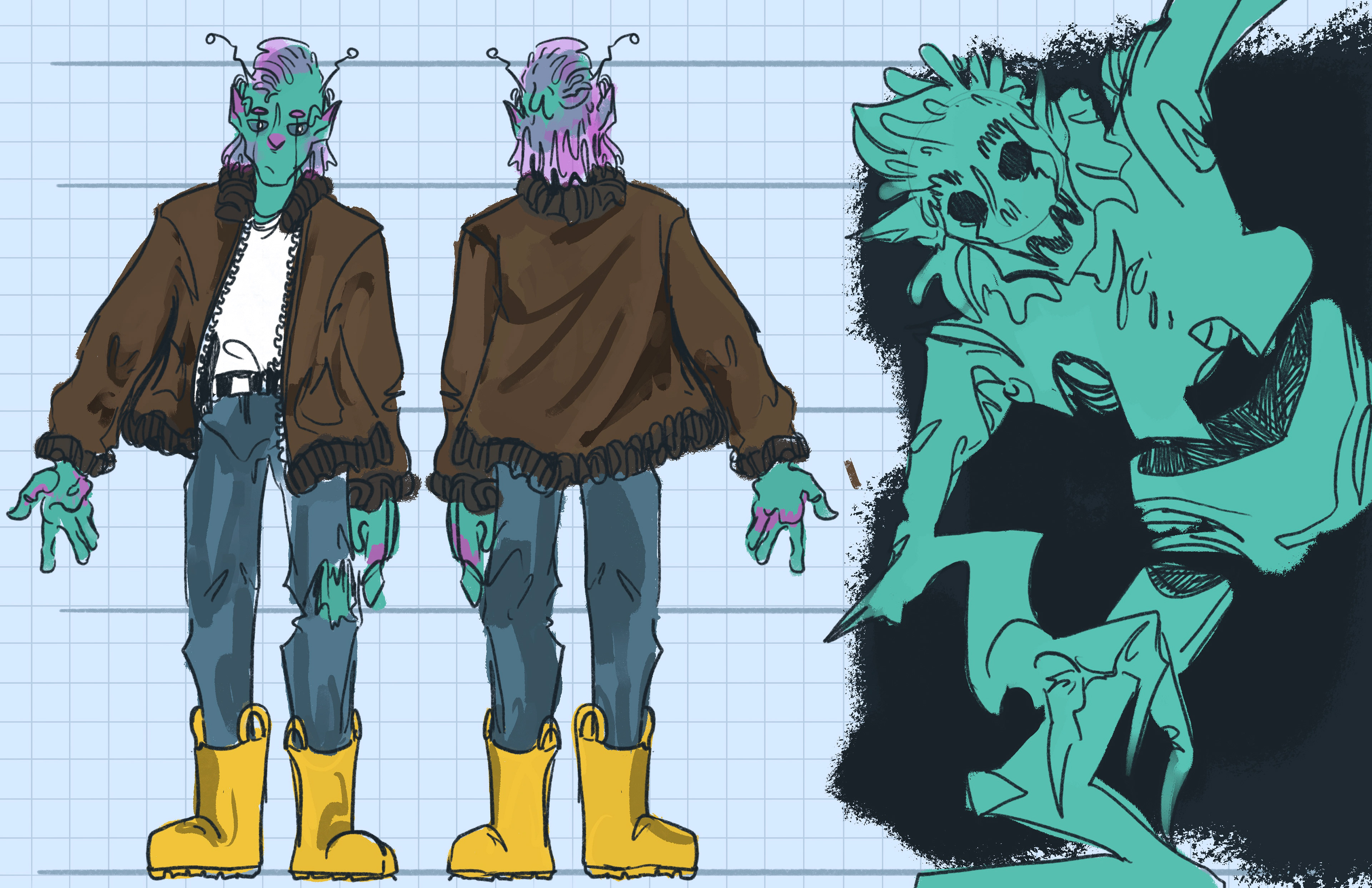 "Steve" Character sheet 1