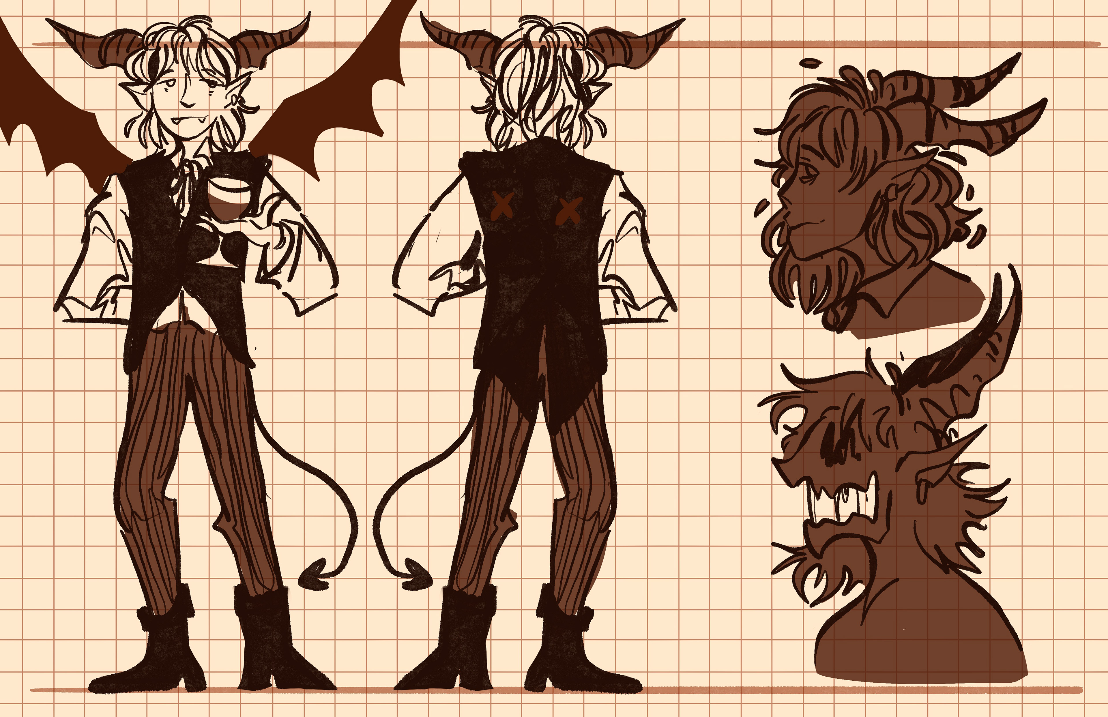 "Adam" Character sheet 1