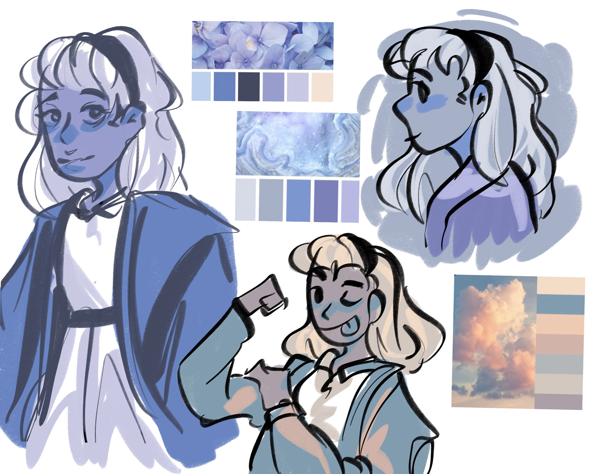 Pallet study with June