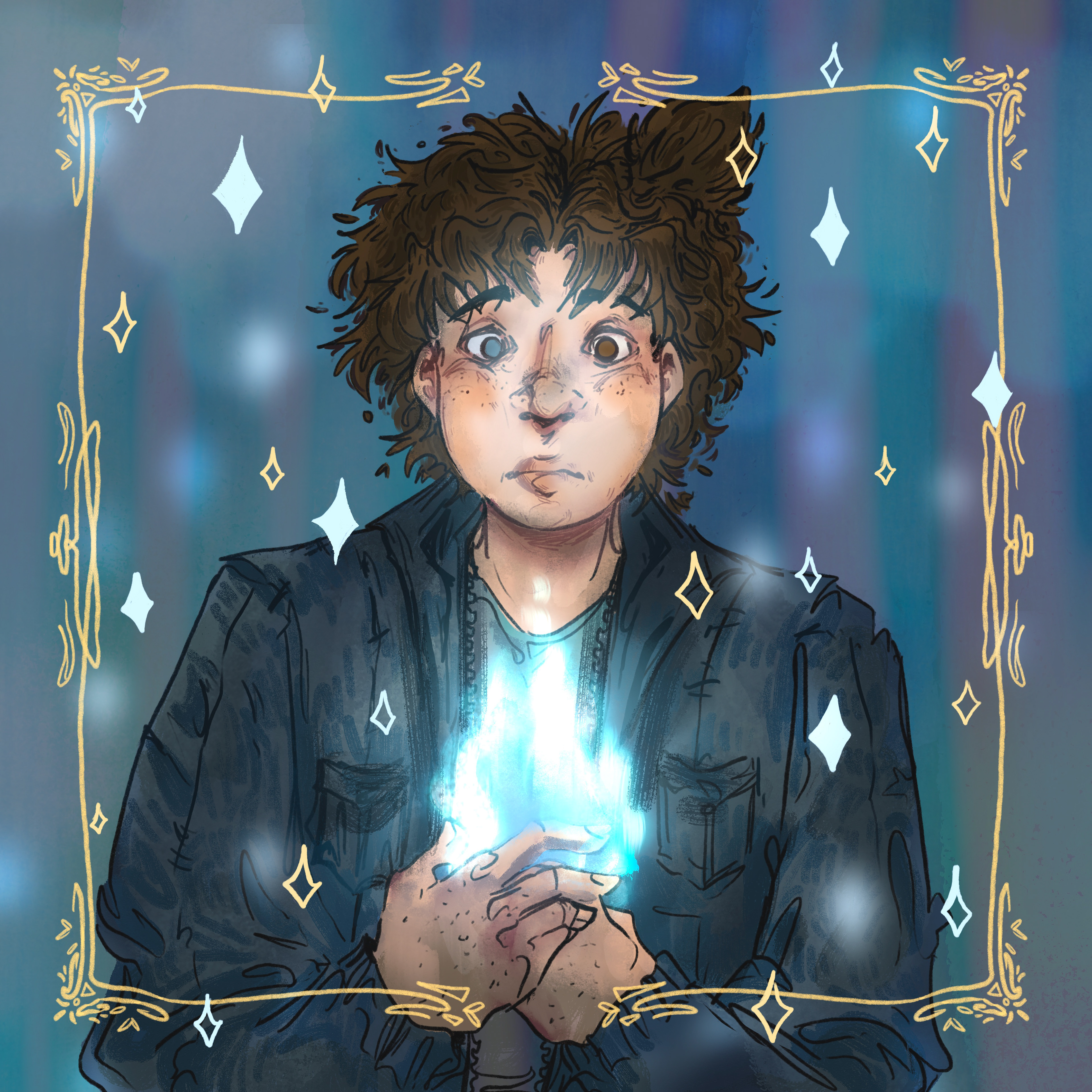 Business Card art - Marshall and his star